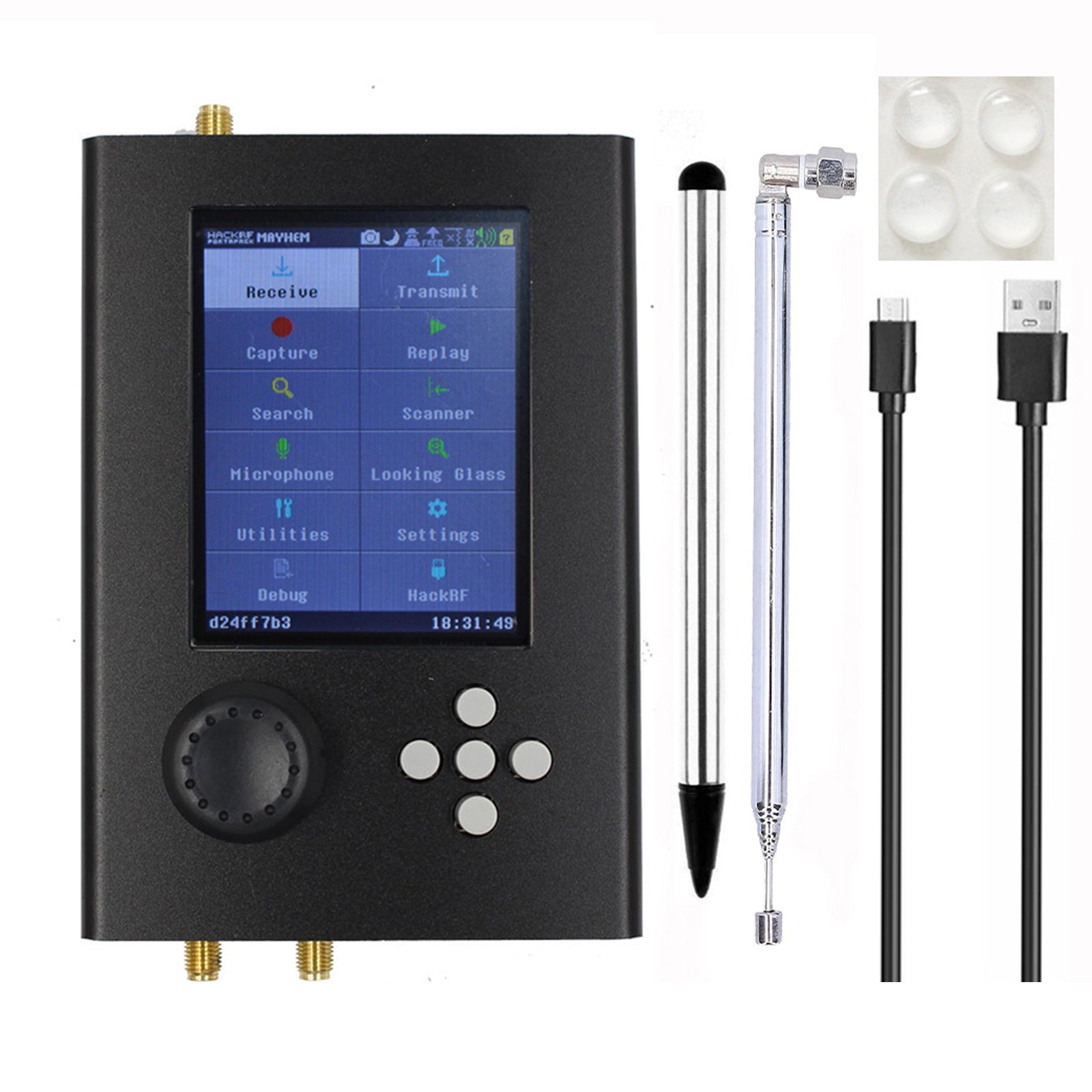 Hackrf One v1.7.3 Portapack H2 1 MH-6 GHz SDR zdefiniowany przez oprogramowanie bezprzewodowe