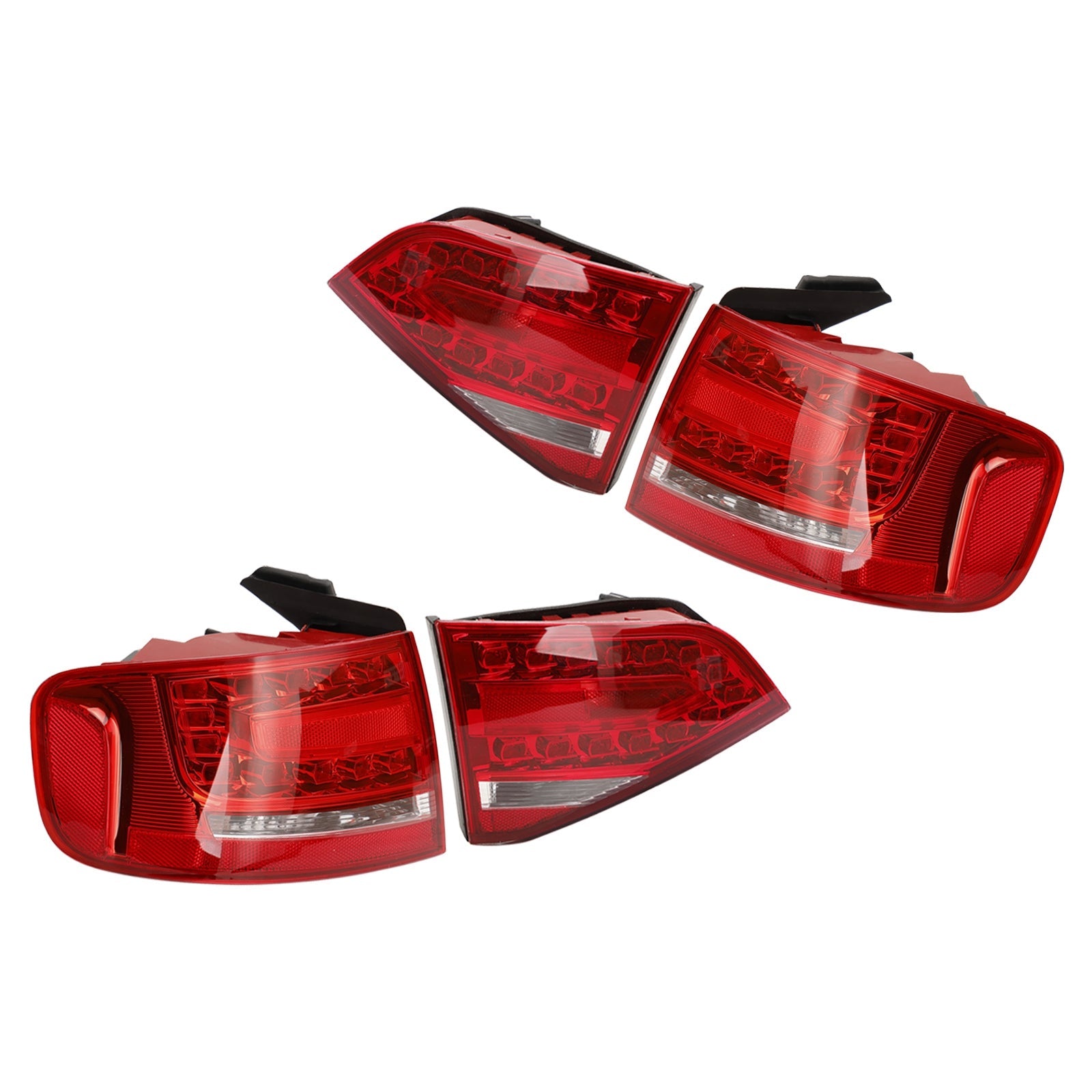 Audi A4 2009-2012 4PCCS zadaj LED LED LED Outdoor + notranjost