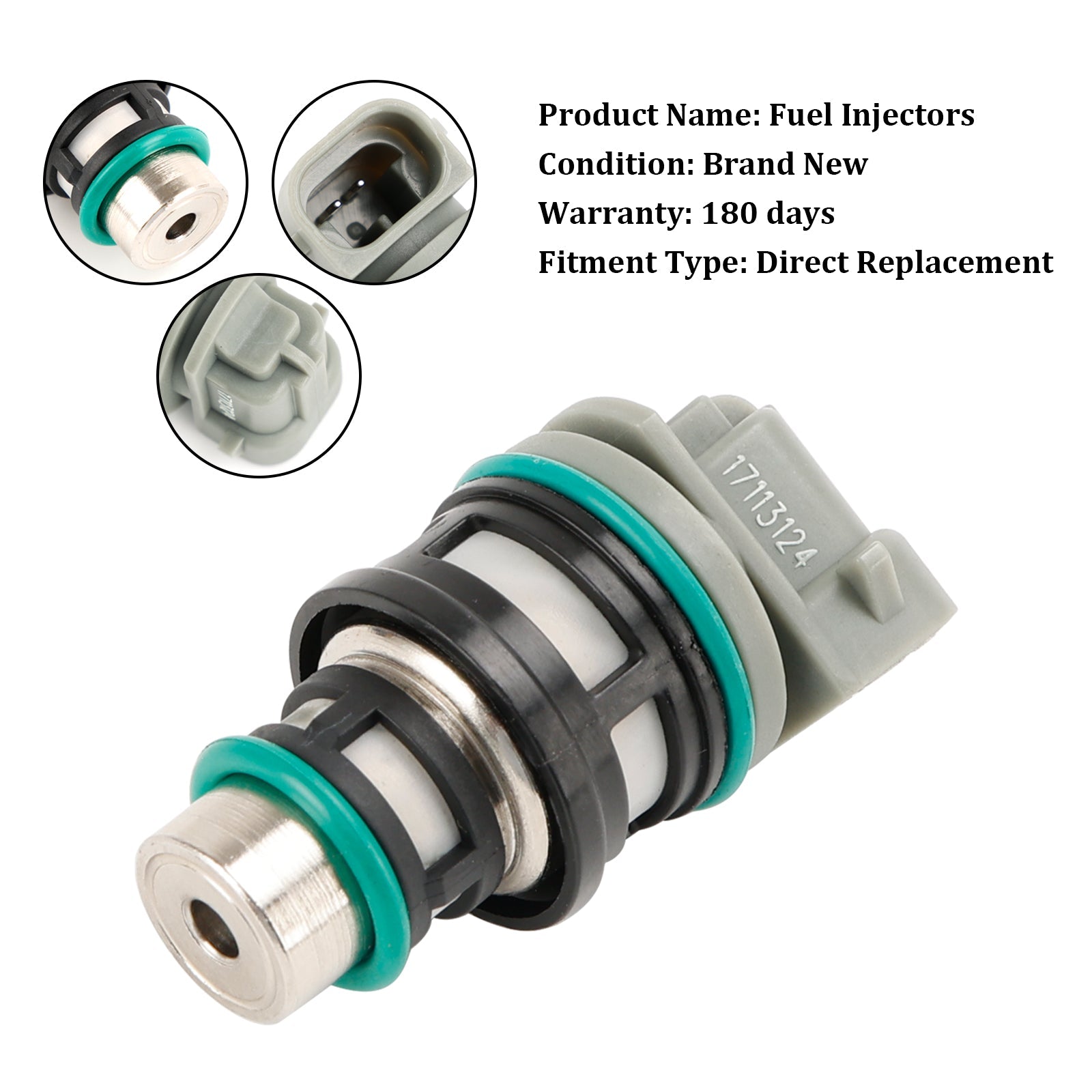 Injektorji za gorivo 17113124, 1 kos, za Chevy, Buick Pontiac, 2.2 L, 17113197