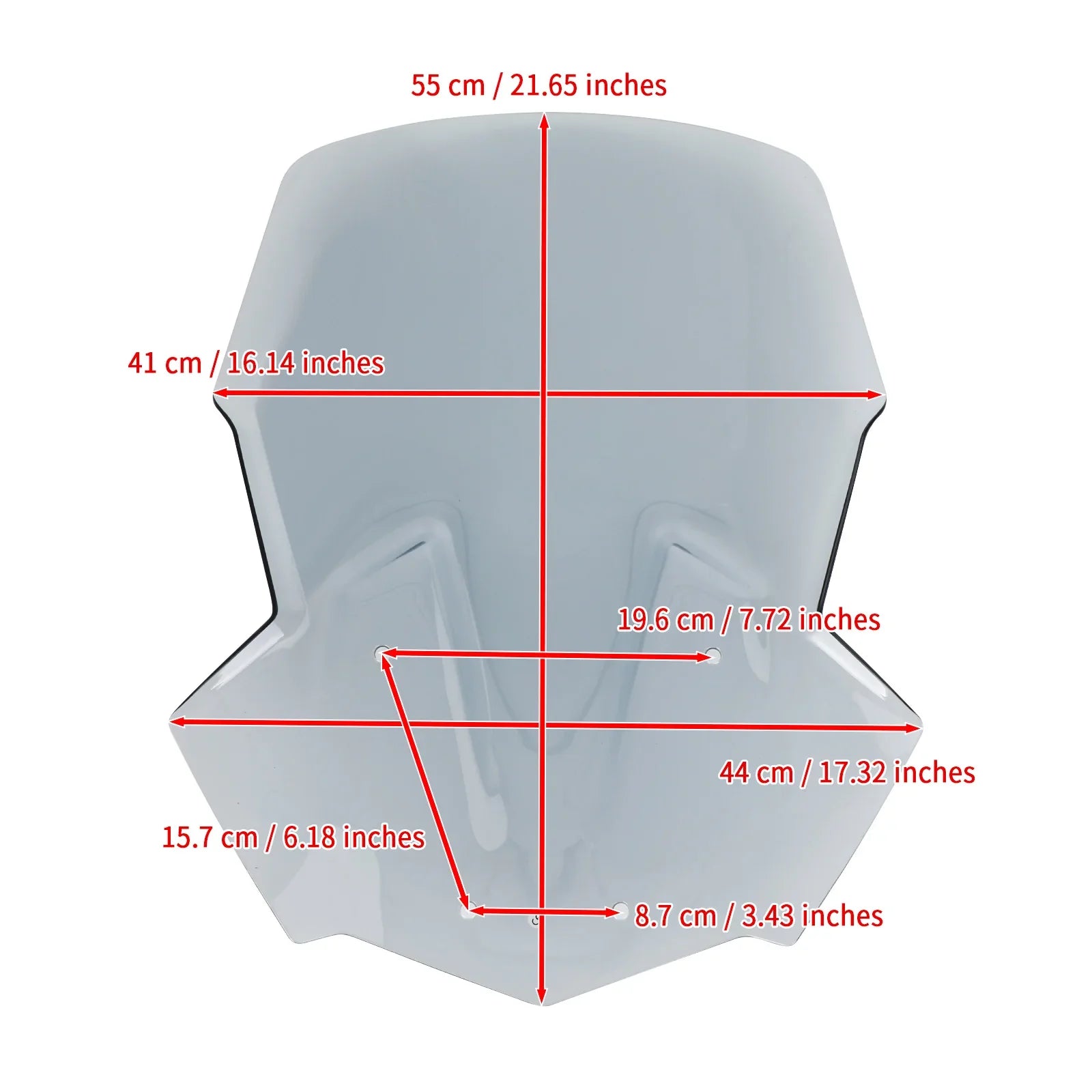 Pare-brise Pare-brise pour TRIUMPH Tiger 800 XC/XR/XRX/XRT/XCX/XCA 2018-2021