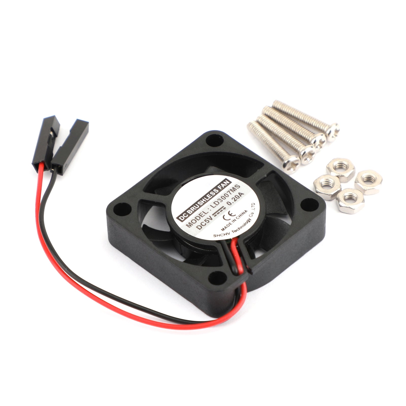10x 2Pin 30MMx30MM 3007 5V säteilevä jäähdytystuuletin Raspberry Pi 2/3 -mallille B 4B