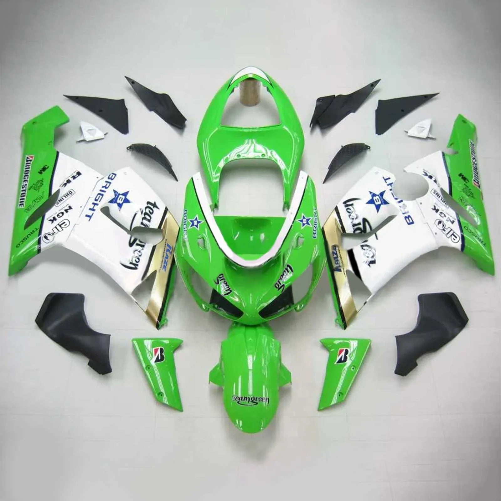 Kit de carénage Amotopart pour Kawasaki ZX6R 636 2005-2006 Générique