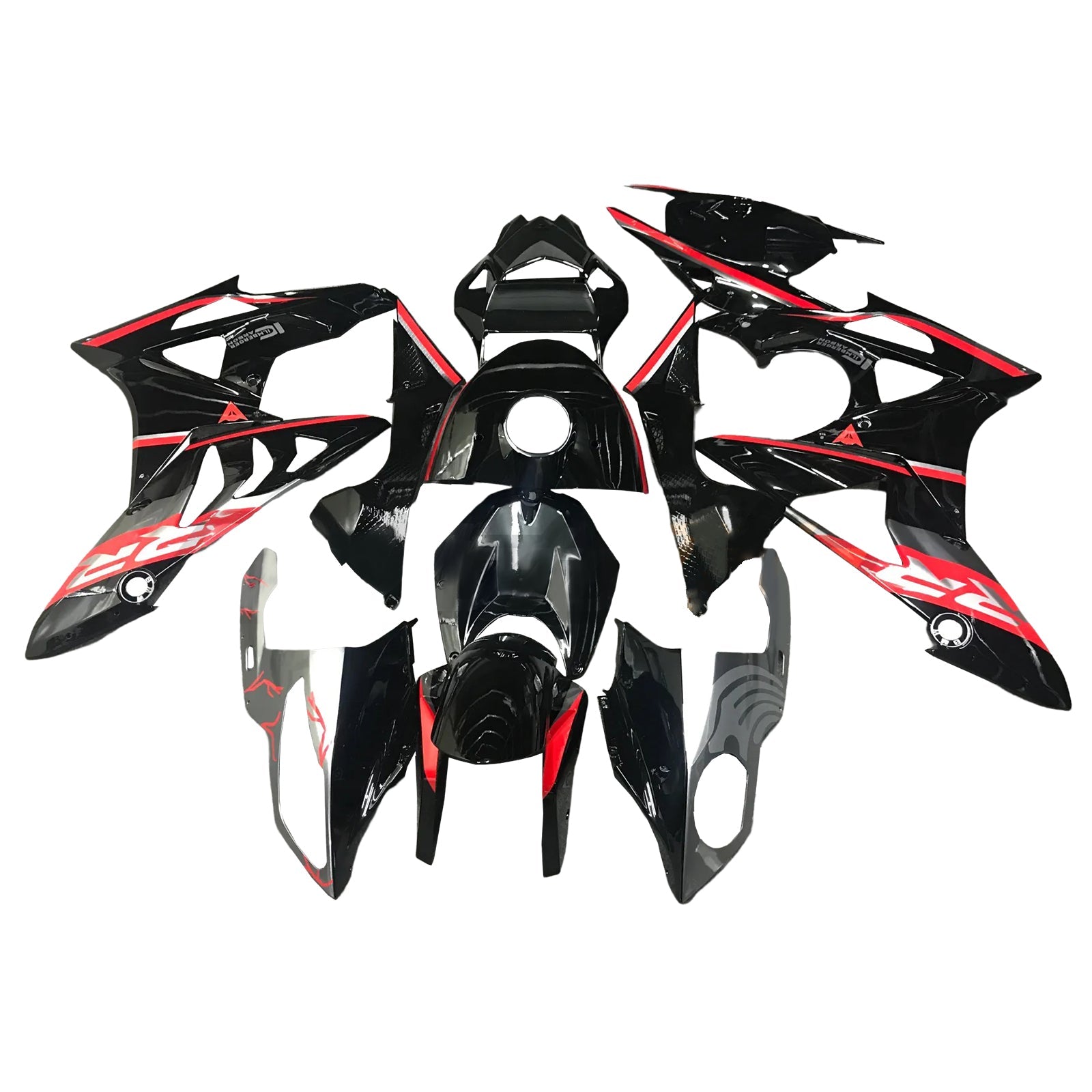 Amotopart BMW S1000RR 2009-2014 Kit de Faremanage Corrosserie plastični abs