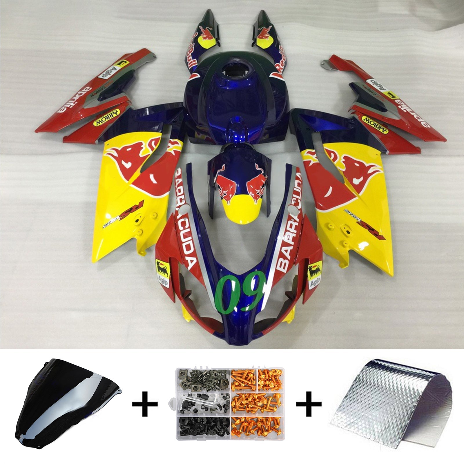 Amotopartin suojaussarja 2006-2011 Aprilia RS125