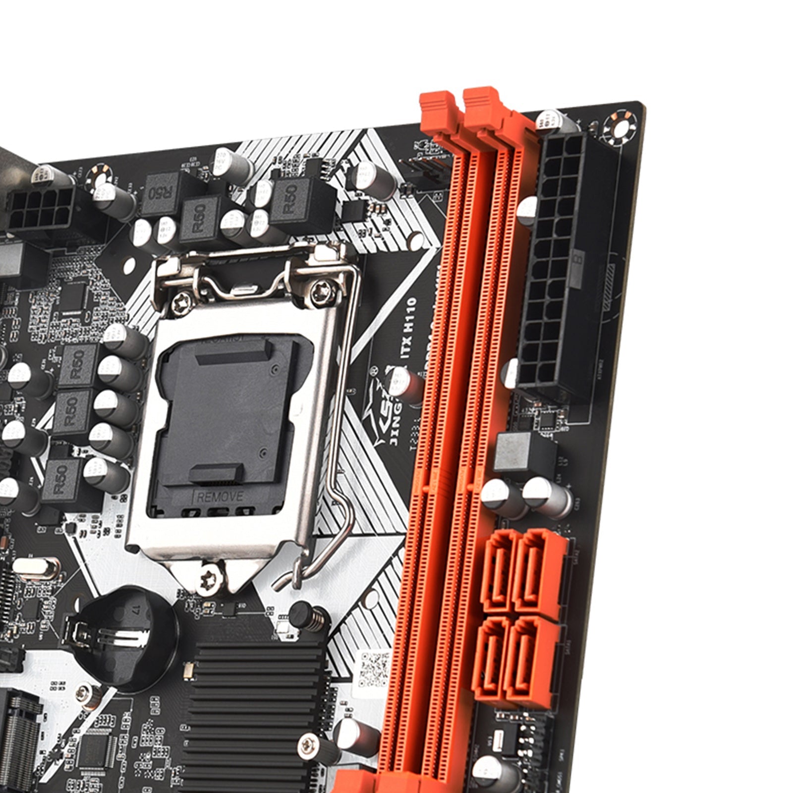 2 * DDR3 USB3.0 SATA3 NVME WIFI Bluetooth ITX H110 carte mère minière LGA 1151