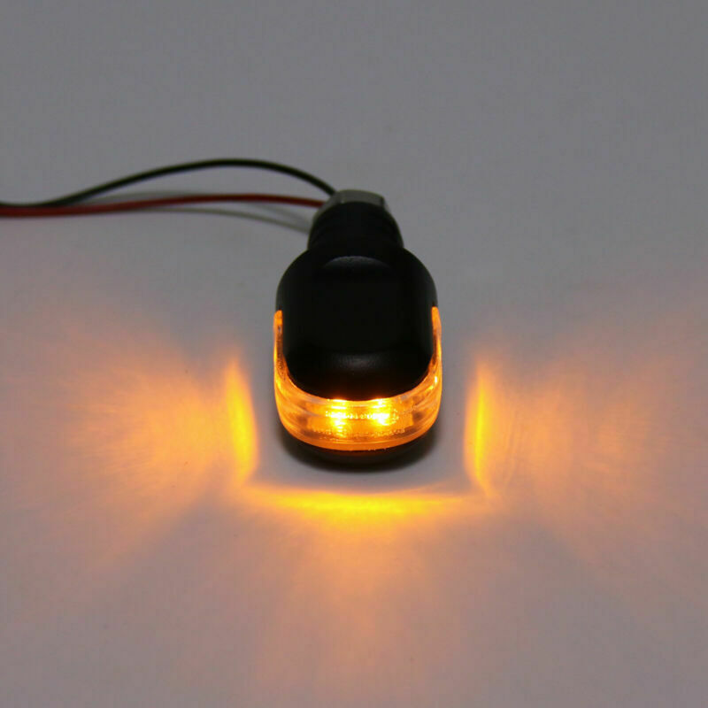 LENKERENDENBLINKER Blinklicht Migacz Ende Licht DE Lenker Schwarz Motorrad Generic