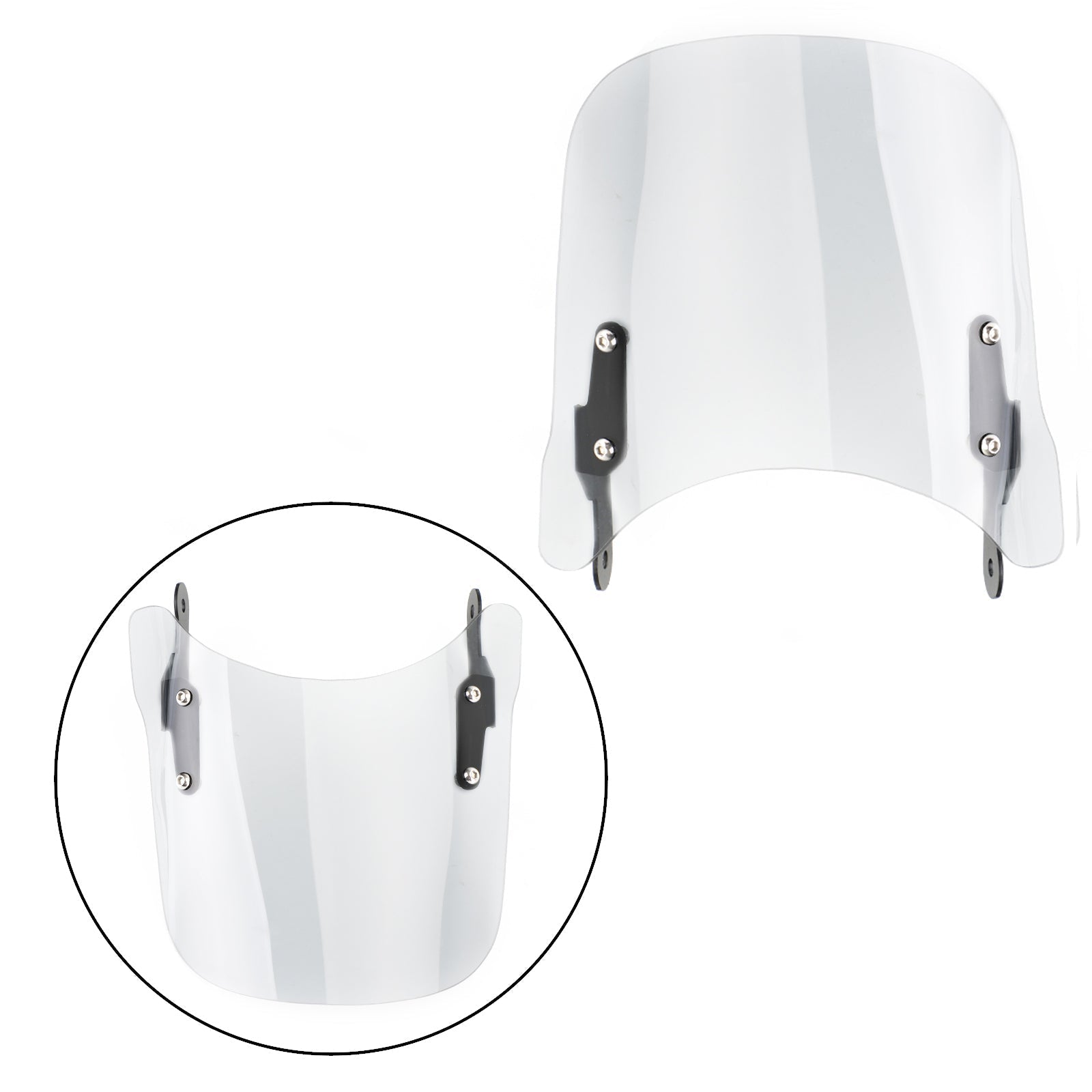 Parabrezza tortuoso parabrezza protettivo per kawasaki z900rs 2017-2020 generico