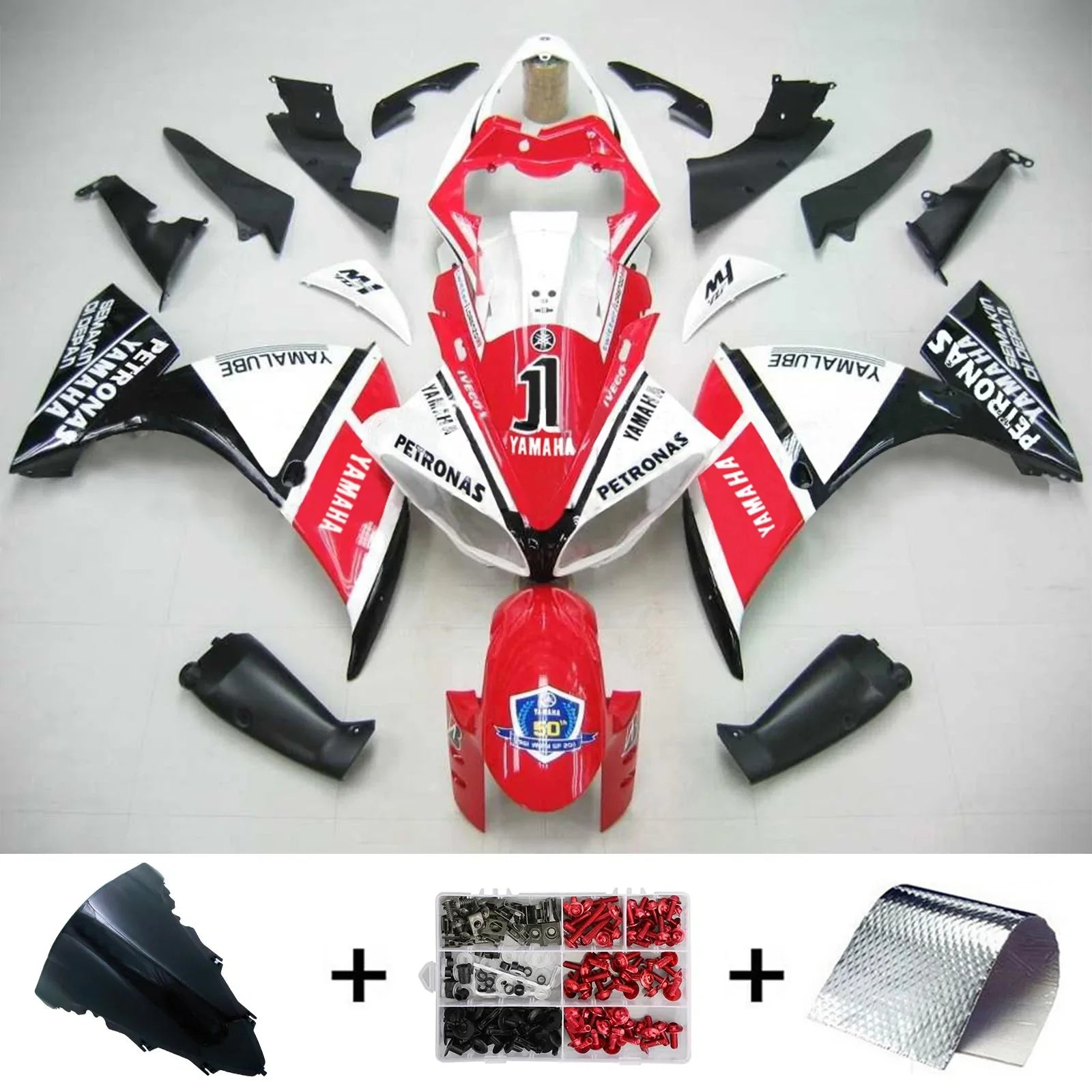 Kit carena Amotopart per Yamaha YZF 1000 R1 2009-2011 generico