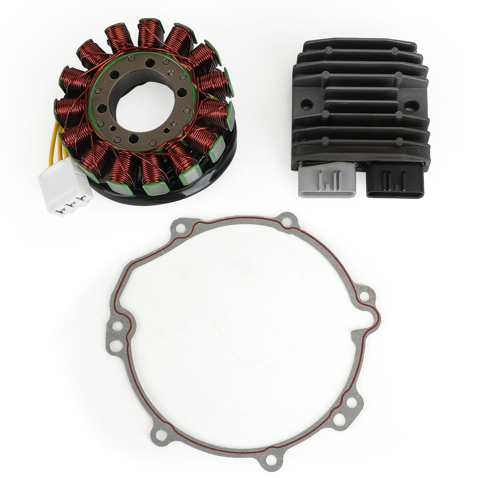 Magneto Stator + Spanningsgelijkrichter + Pakking voor Kawasaki ZZR140