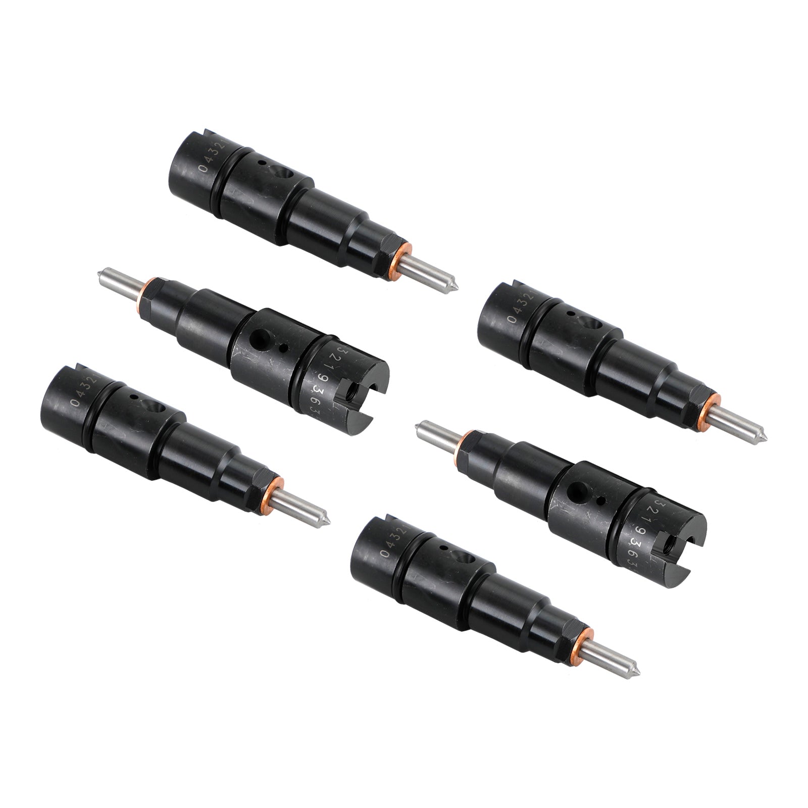 1998-2002 Dodge Cummins 5.9L 40-50 pk 6 brandstofinjectoren 0432193635 RV275 Fedex Express