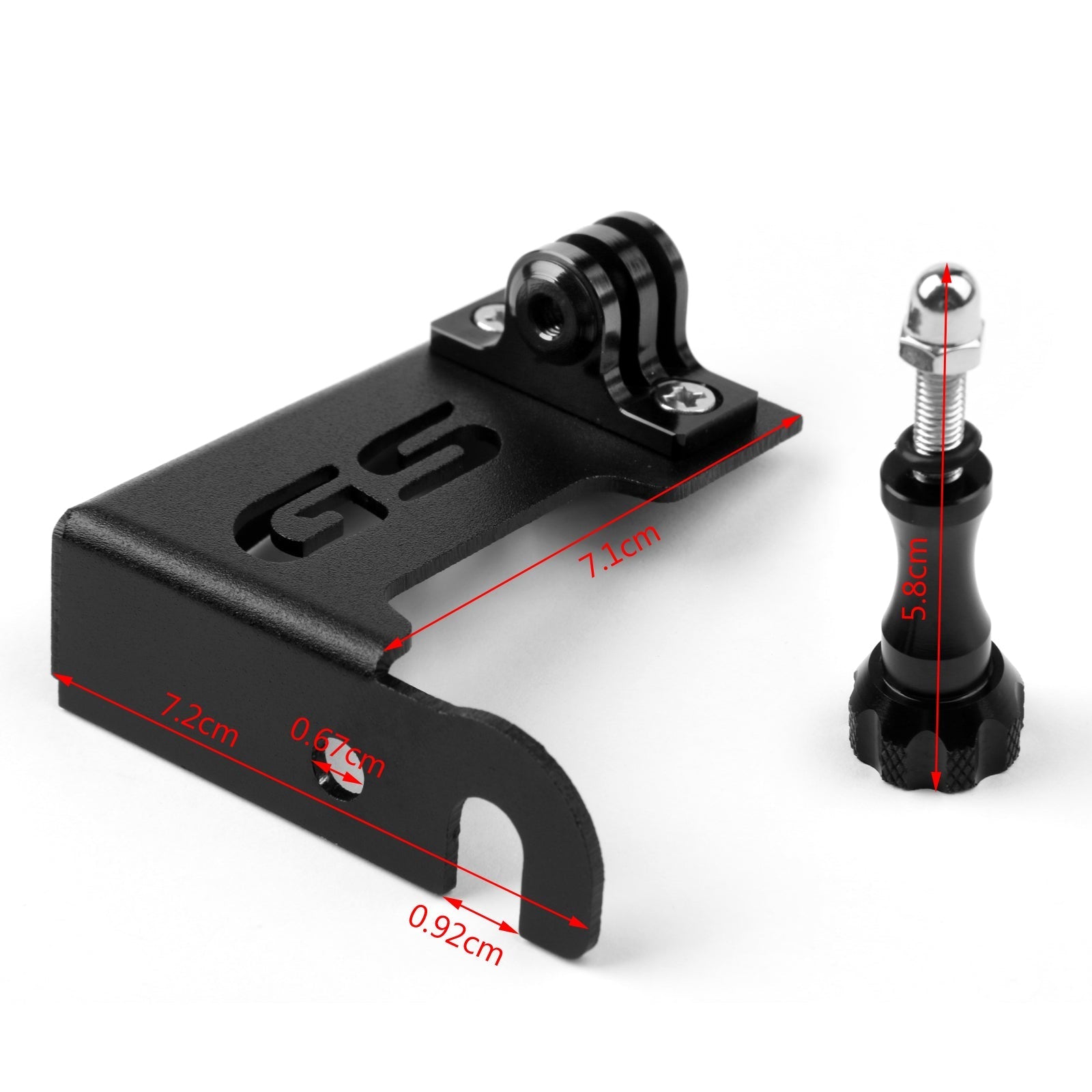 Akcijska kamera Rollei in združljiva podpora za pritrditev za BMW R1200GS Adventure