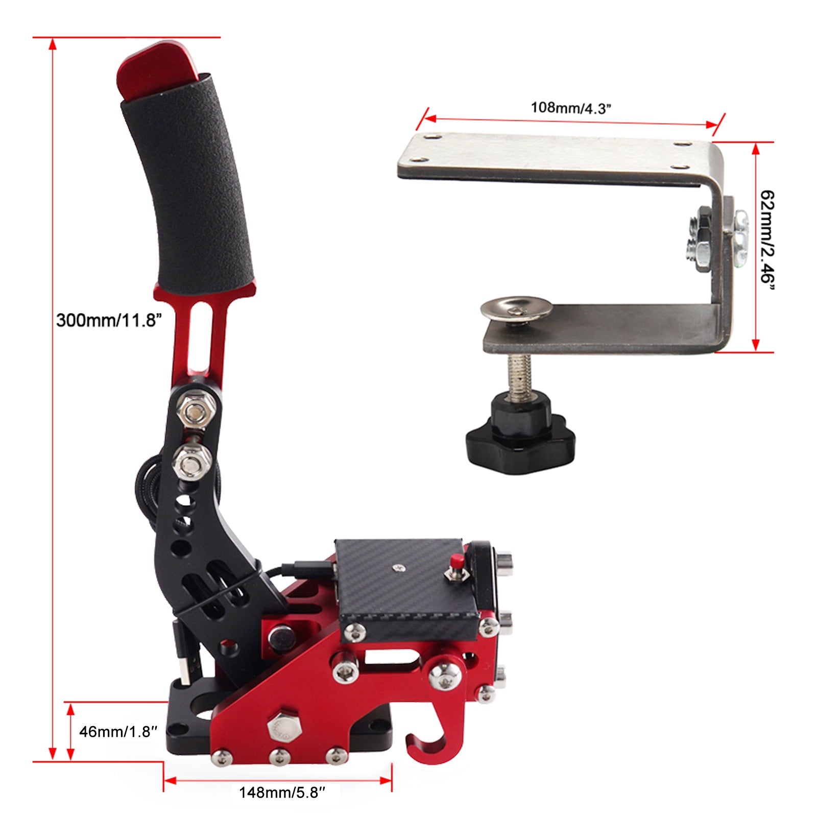 Kits de frein à main USB SIM X1 14 bits pour jeux de course, support de volant G920