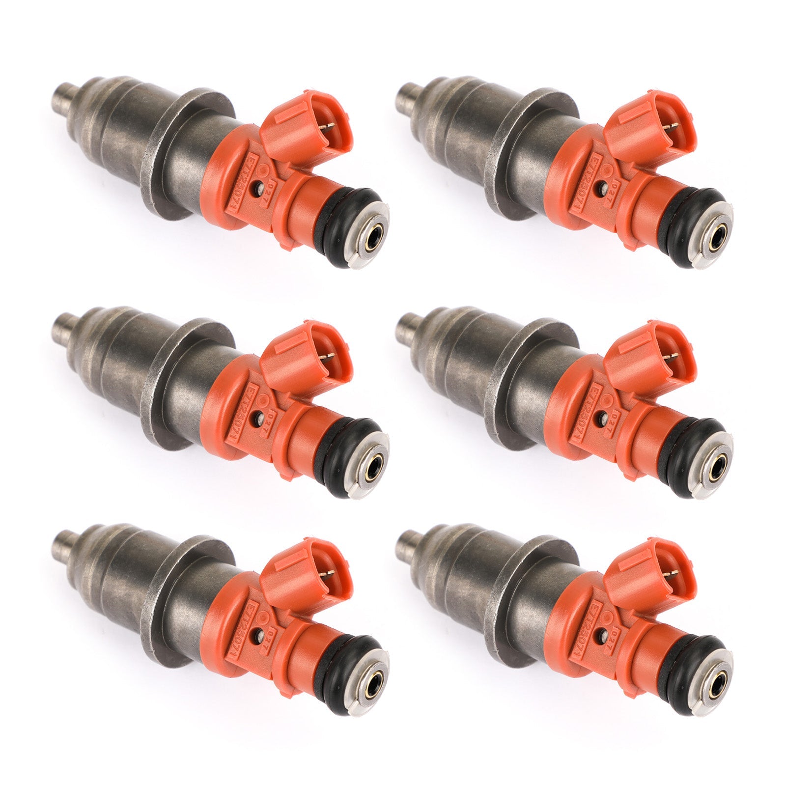 Inyector de combustible 6 uds 68F-13761-00-00 E7T05071 compatible con fueraborda Yamaha HPDI 150-200 genérico