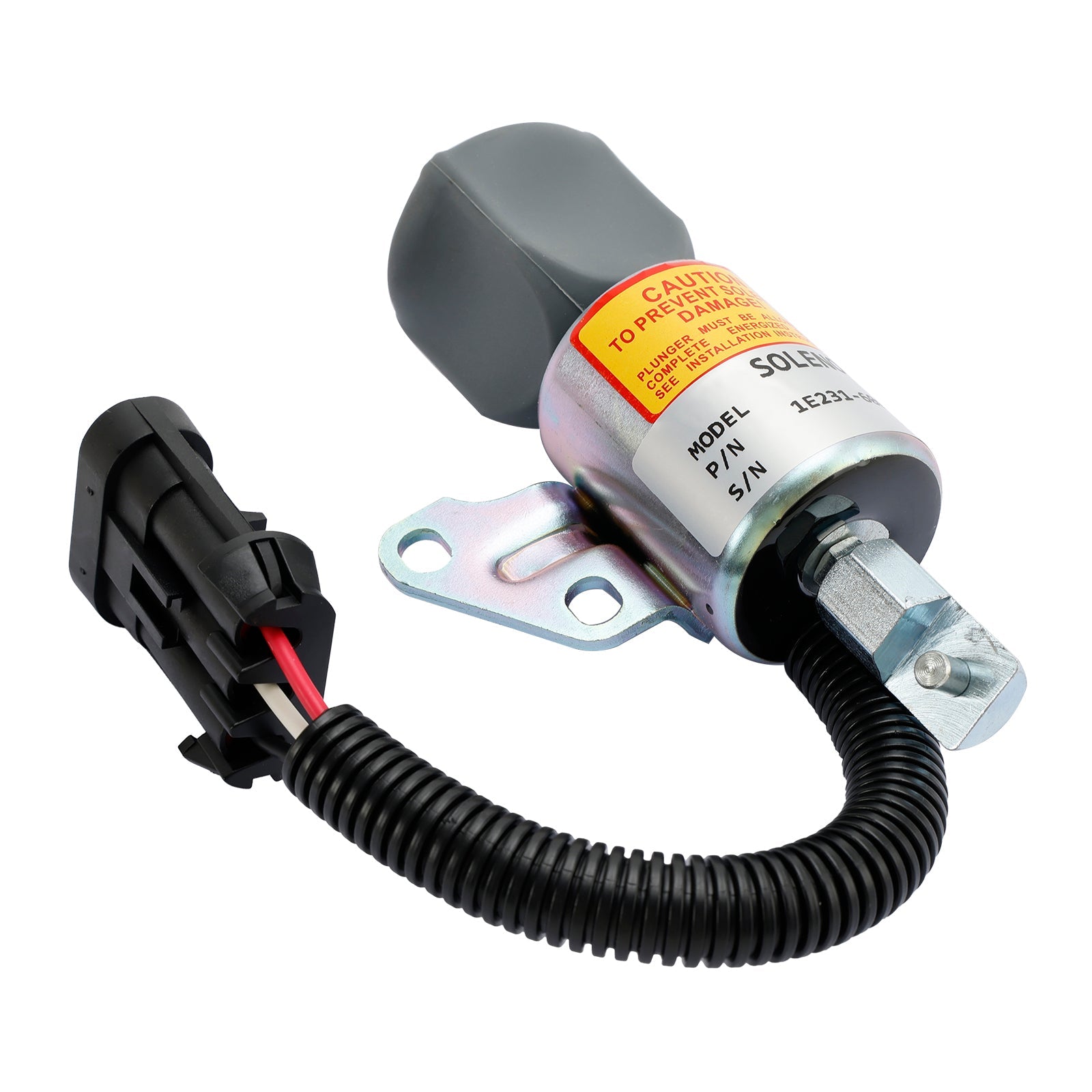 Solénoïde d'arrêt de carburant 1E231-60011, pour moteur Kubota V2203 D722 D902 M8200