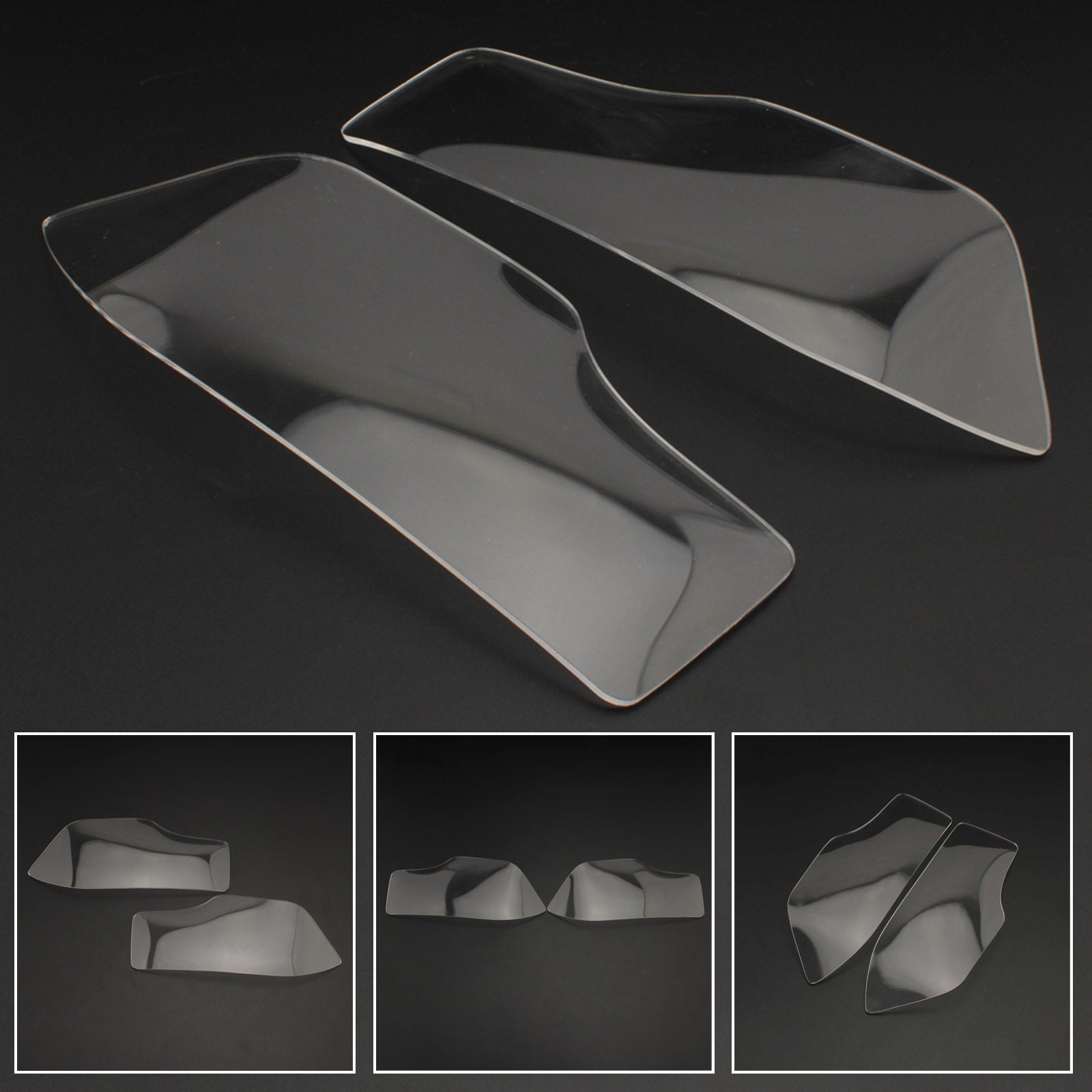 Honda Adv 150 2019-2020 -sovellukseen sopivan etuvalojen suojaava kansi geneerinen savu