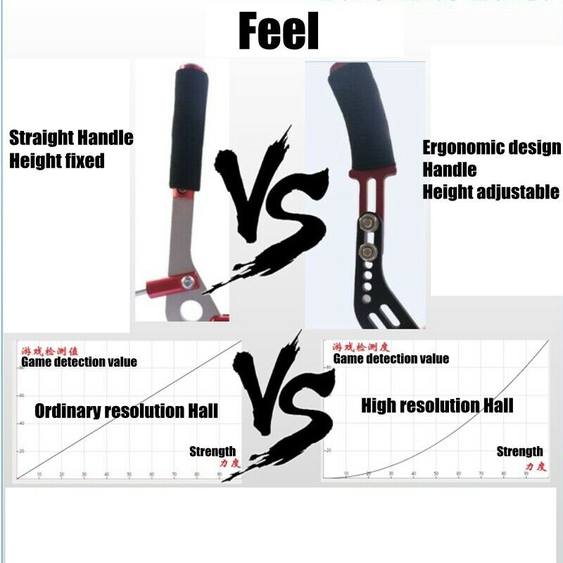 Sim 14bit USB3.0 -käsijarru kilpapelien ohjauspyörälle G27/G29 G920 PC