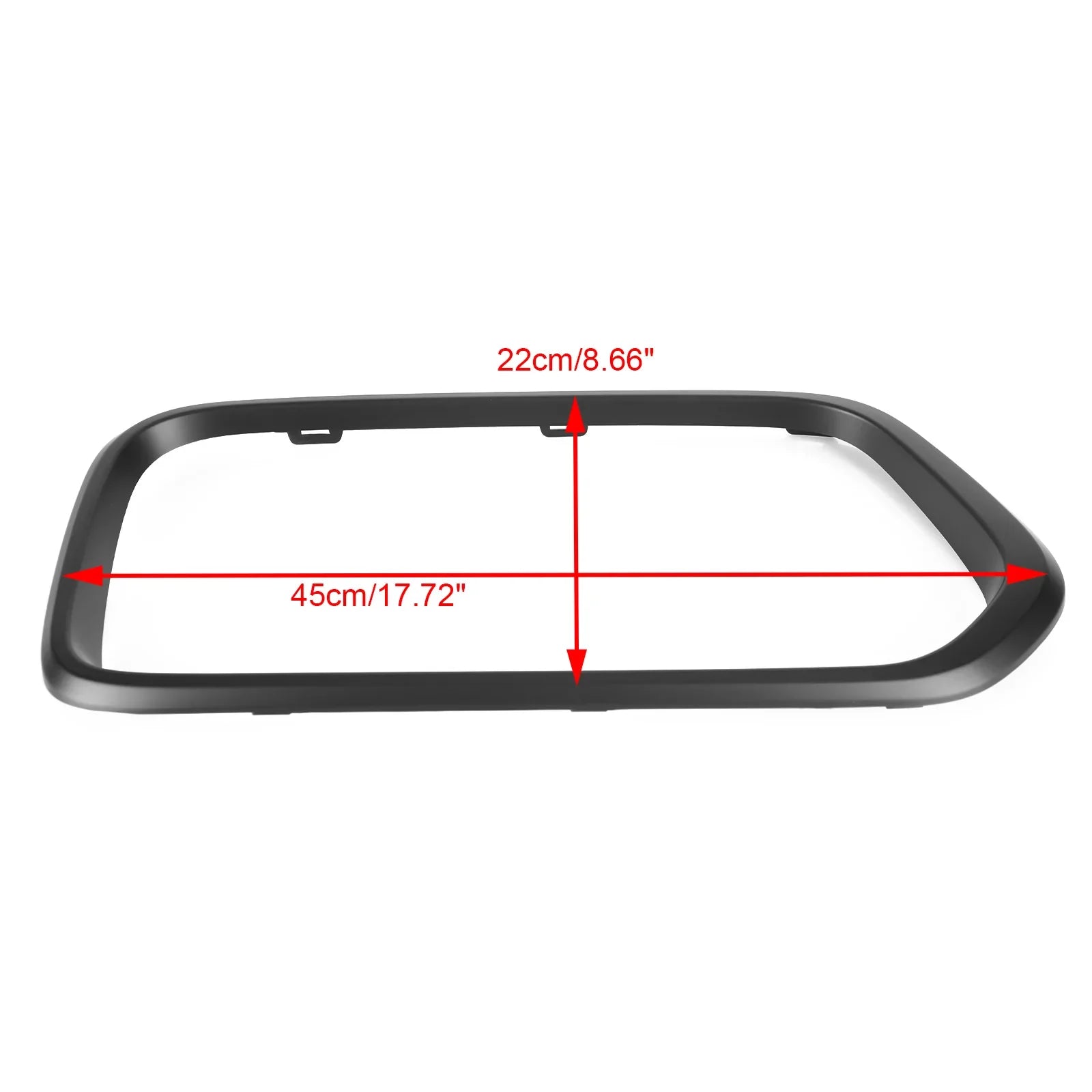 2018-2021 BMW X2 Series F39 Matt musta etupuskurin säleikkö rungon verhoilu