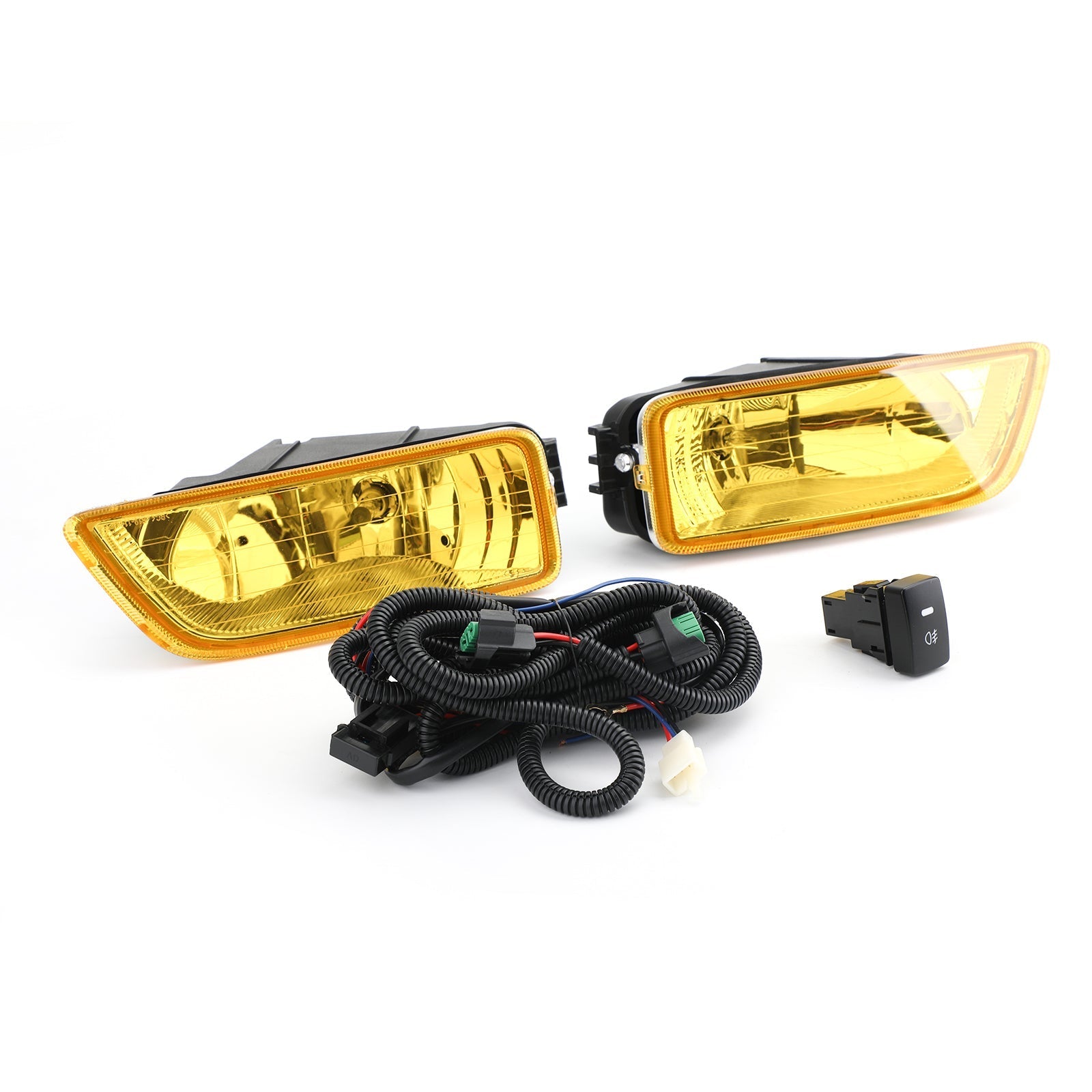 Mistlampen met gele lens + schakelaar voor Honda Accord 2003-2007 / Acura TL 2004-2008 Generiek