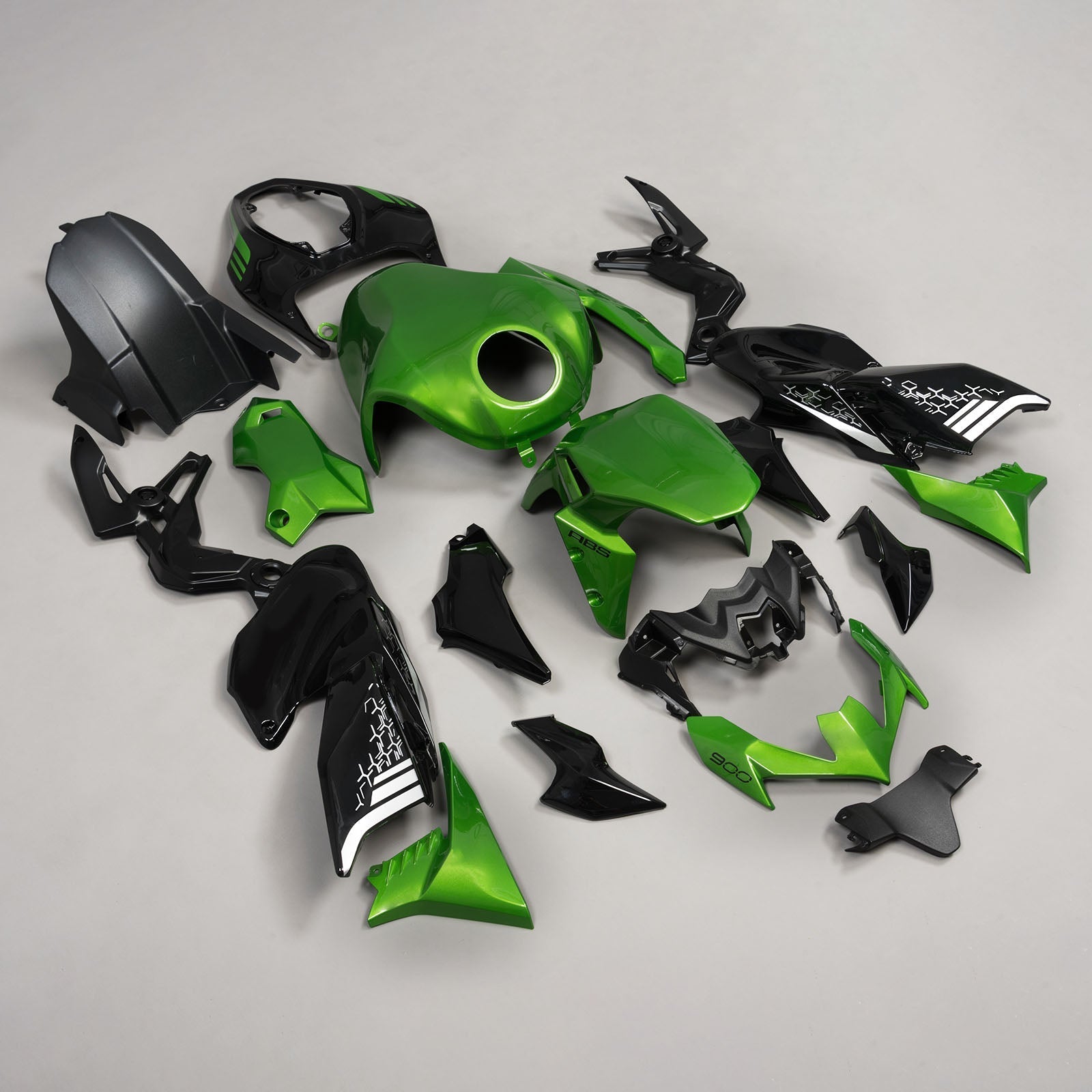 ABS-muovinen rungon heijastus 'Kawasaki Z900 2020-2021 Generic Amotopart -injektio