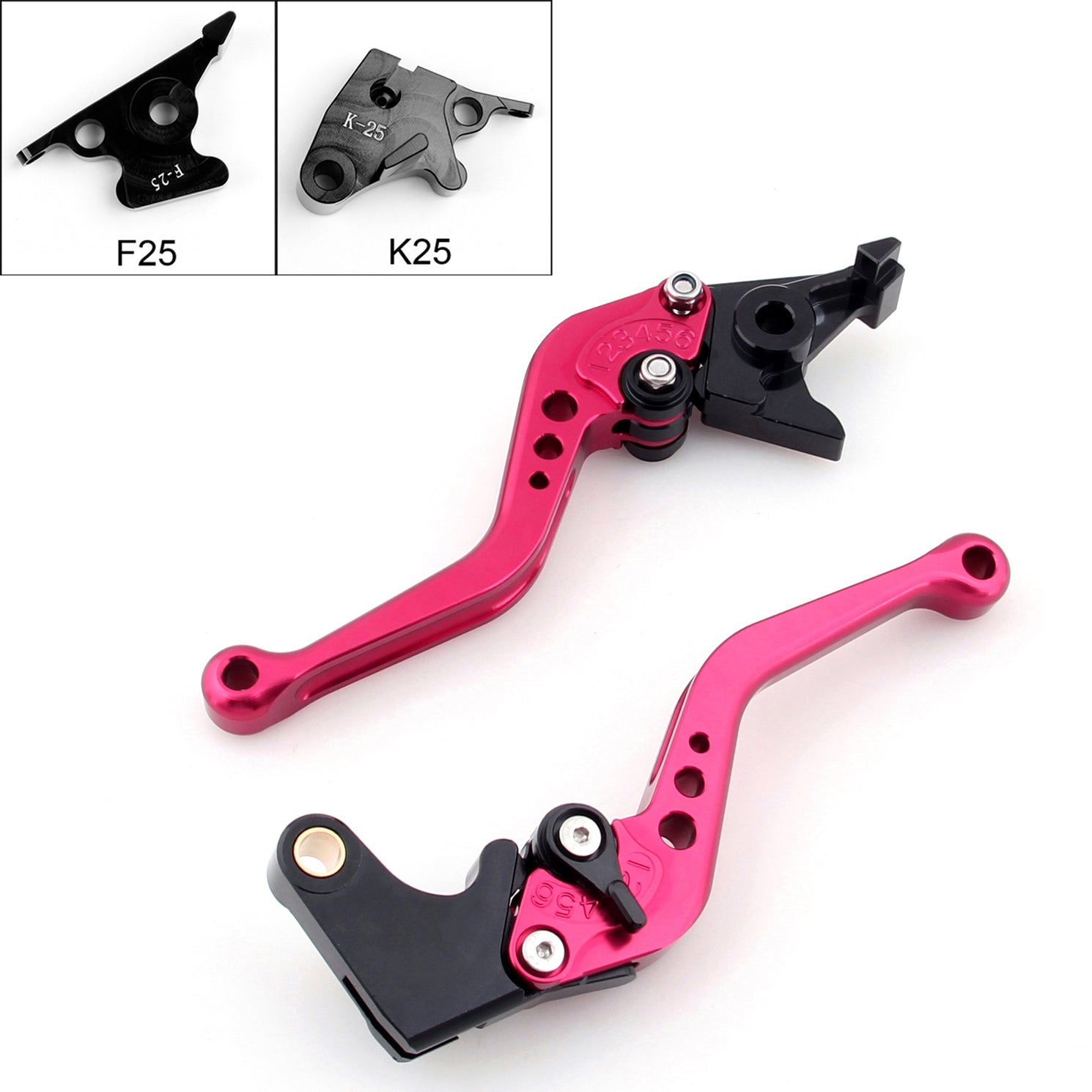 Palancas de embrague de freno cortas para Kawasaki NINJA 250R 2008-2012 2009 2010 1011 genérico