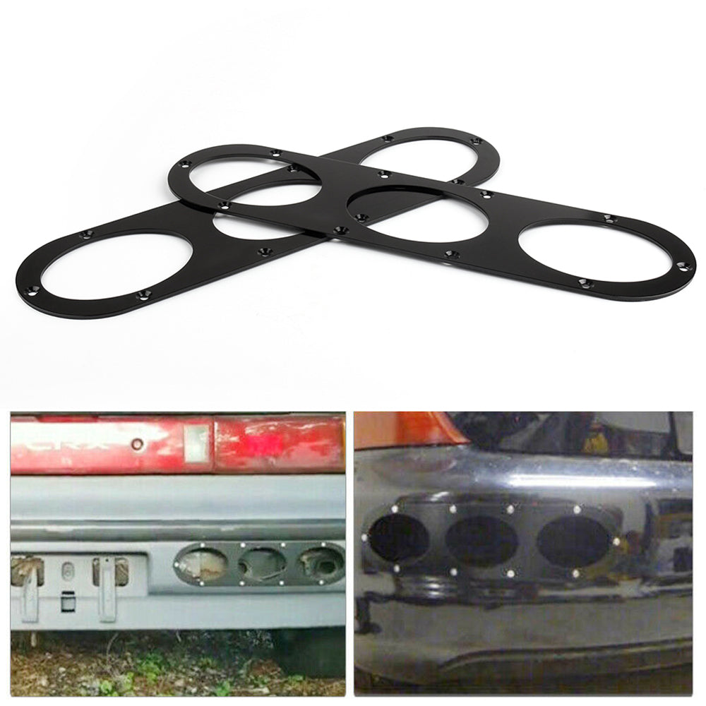 Dyfuzor Panel tylny Race Zderzak USA Air Aluminium Car Czarny Uniwersalny Diversion Generic