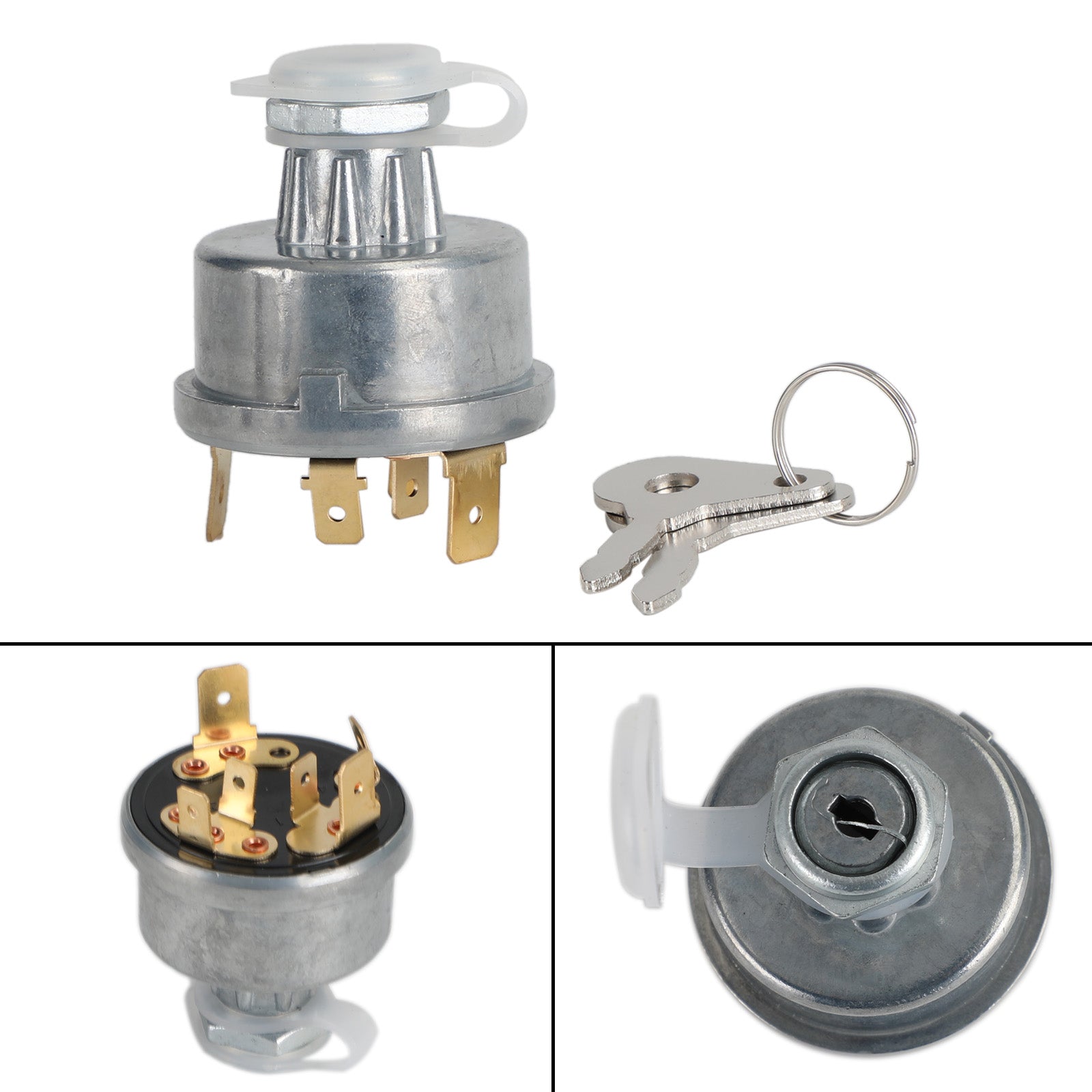 Chiave interruttore di accensione del trattore 4 posizioni per Lucas Style Off On Heat Start 35670