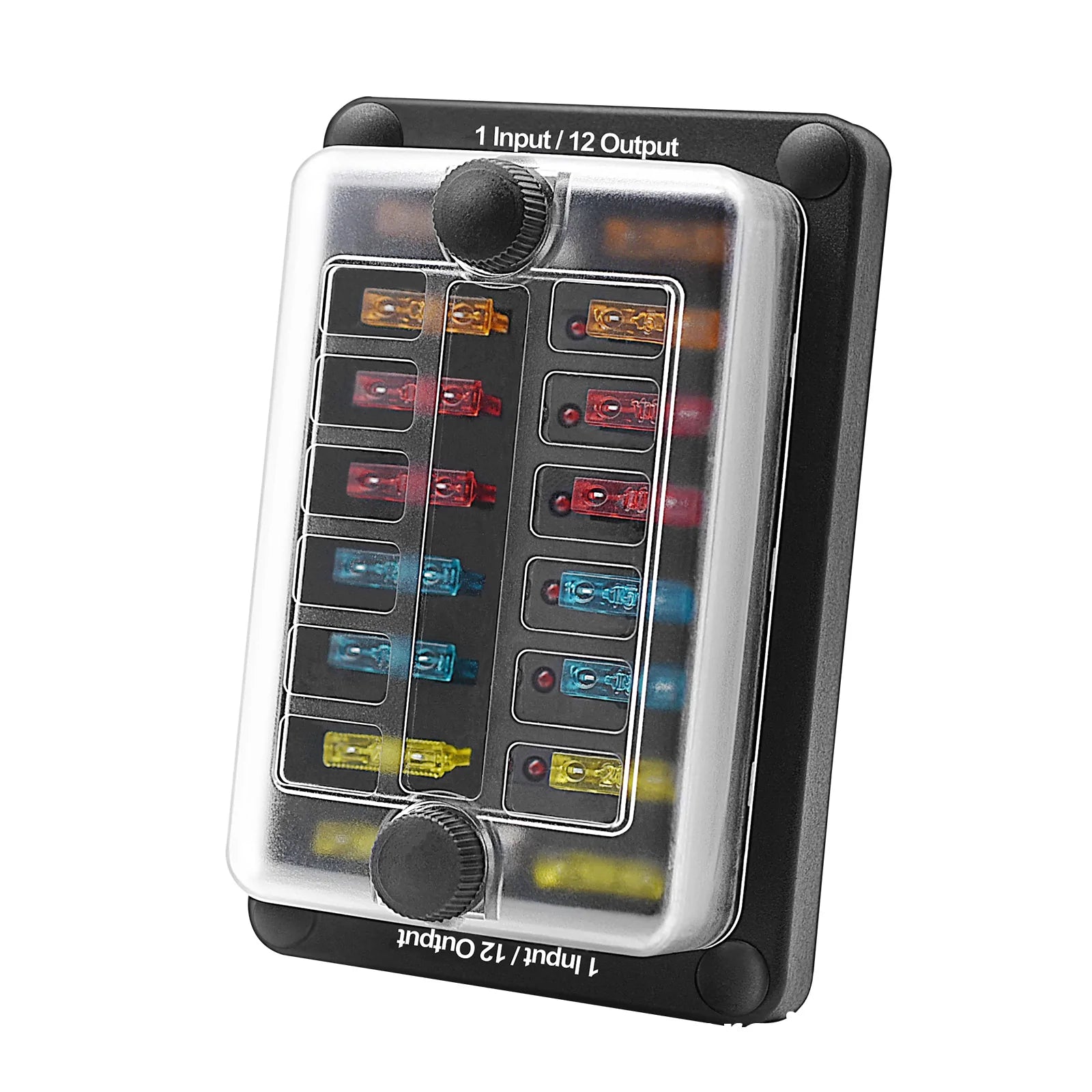 Support de bloc de boîte à fusibles à lame 6 voies/12 voies ATO ATC pour bateau marin de voiture étanche