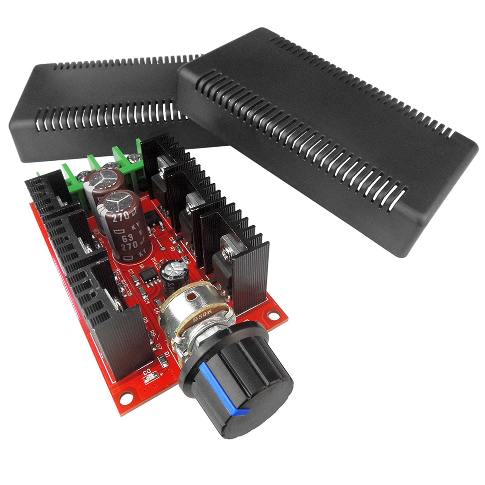 12V 24V 48V 2000W 10-50V 40A Contrôle de vitesse du moteur à brosse CC PWM HHO RC Controller