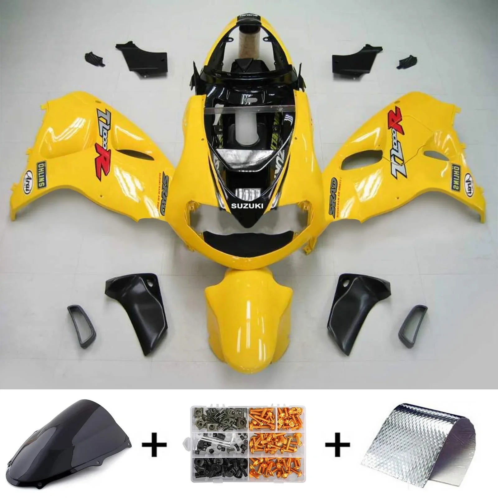 Amotopart Suzuki TL1000R 1998-2003 Kit carena carrozzeria in plastica ABS