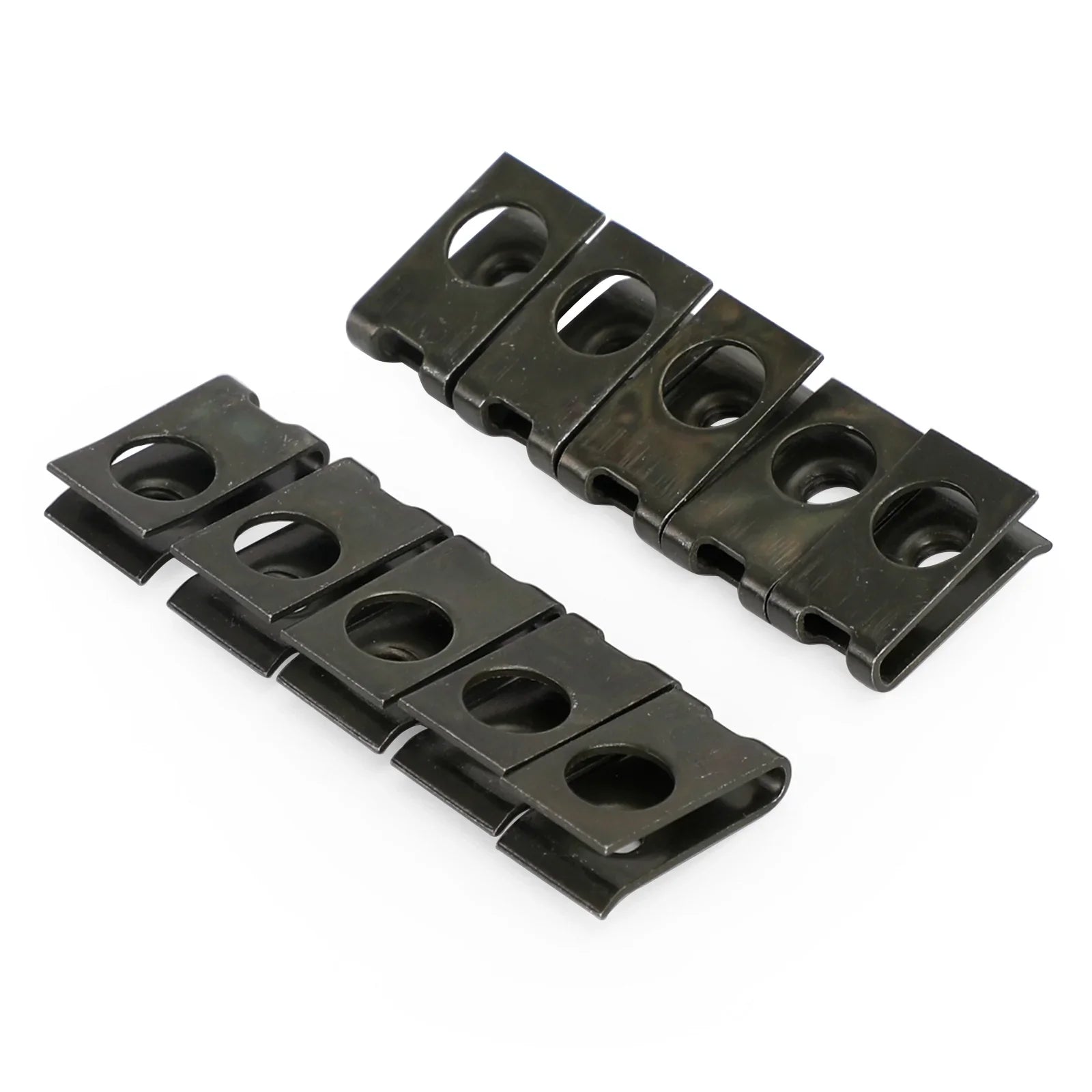 10x Pequeño M5 5mm Clips de resorte de carenado de motocicleta Tuercas de velocidad Clip U Tuerca Genérico