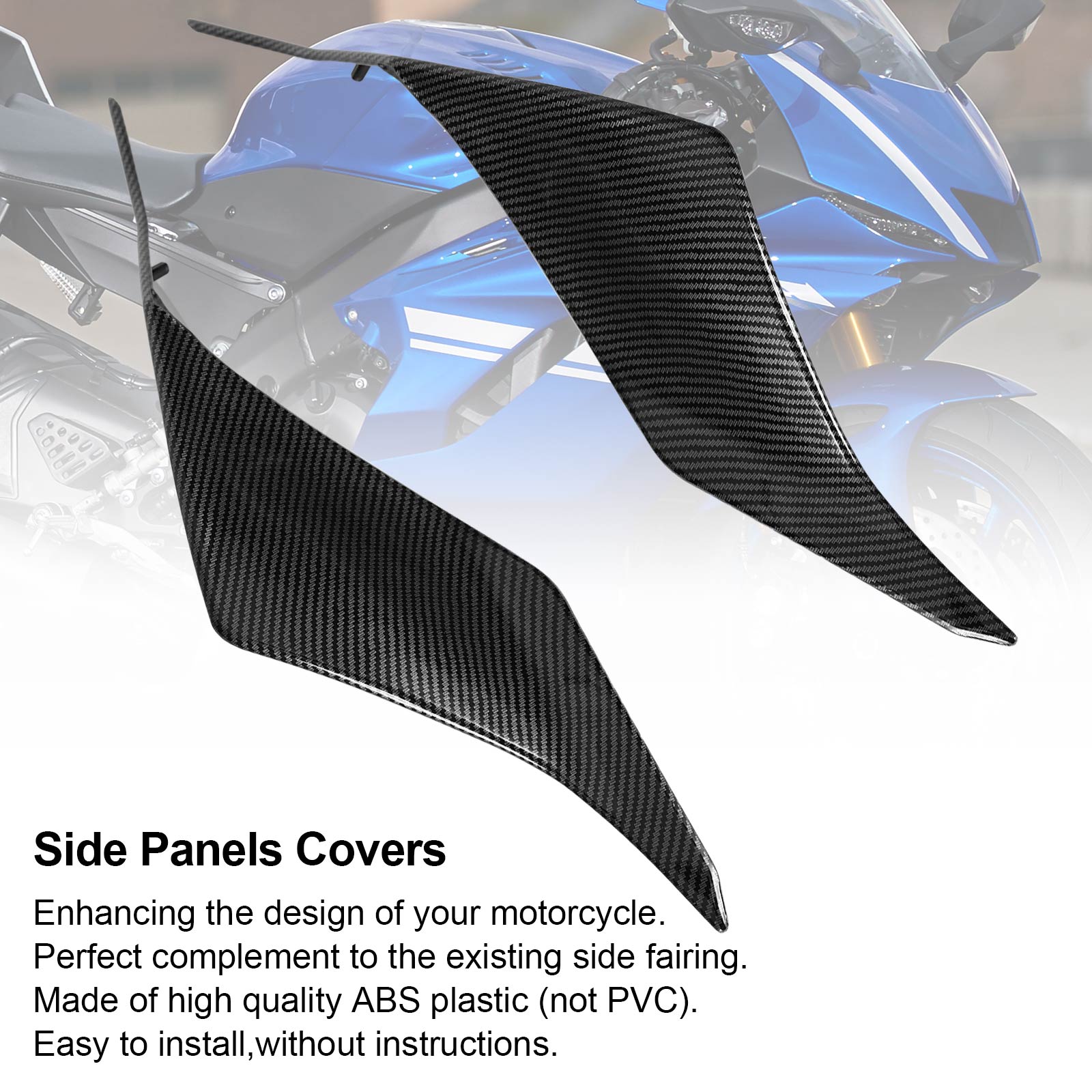 Housse de carénage de siège arrière en carbone pour Yamaha YZF R6 2017-2020 générique