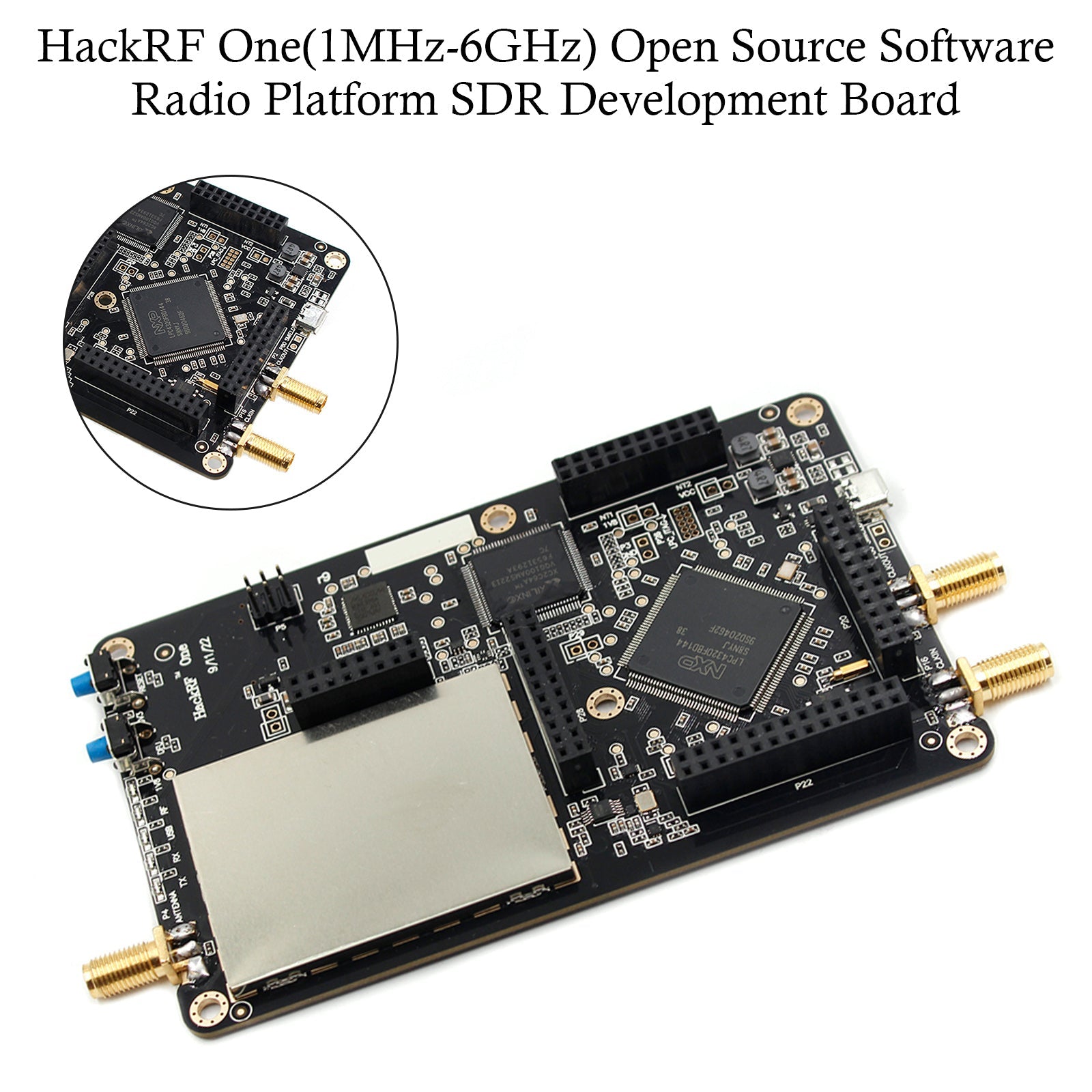1MHz-6GHz HackRF Avoimen lähdekoodin ohjelmiston määrittelemä radioalusta SDR-kehityskortti