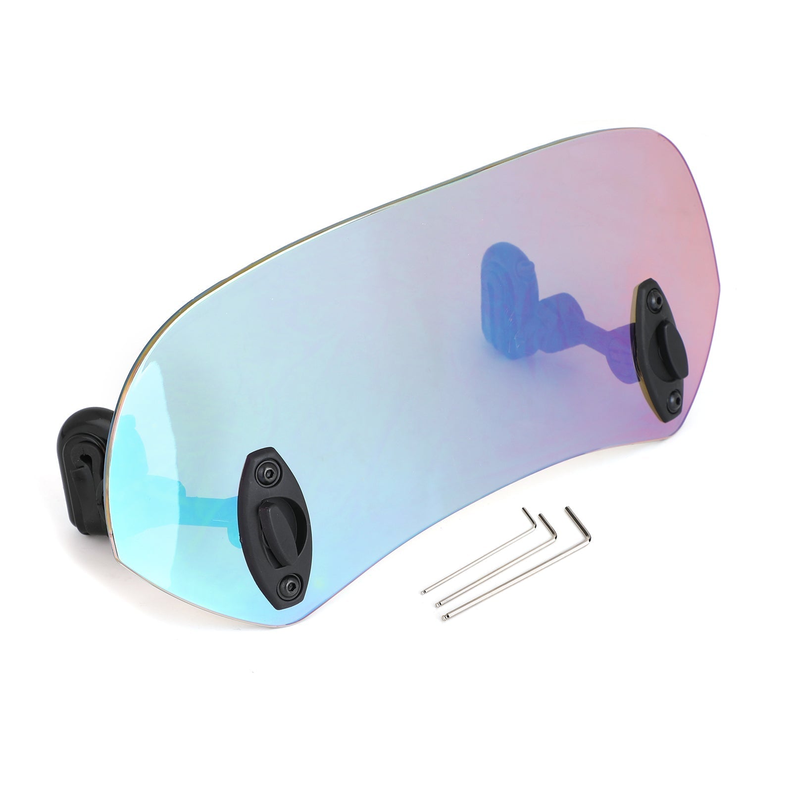 Clip regolabile in moto sul deflettore del vento di espansione del parabrezza