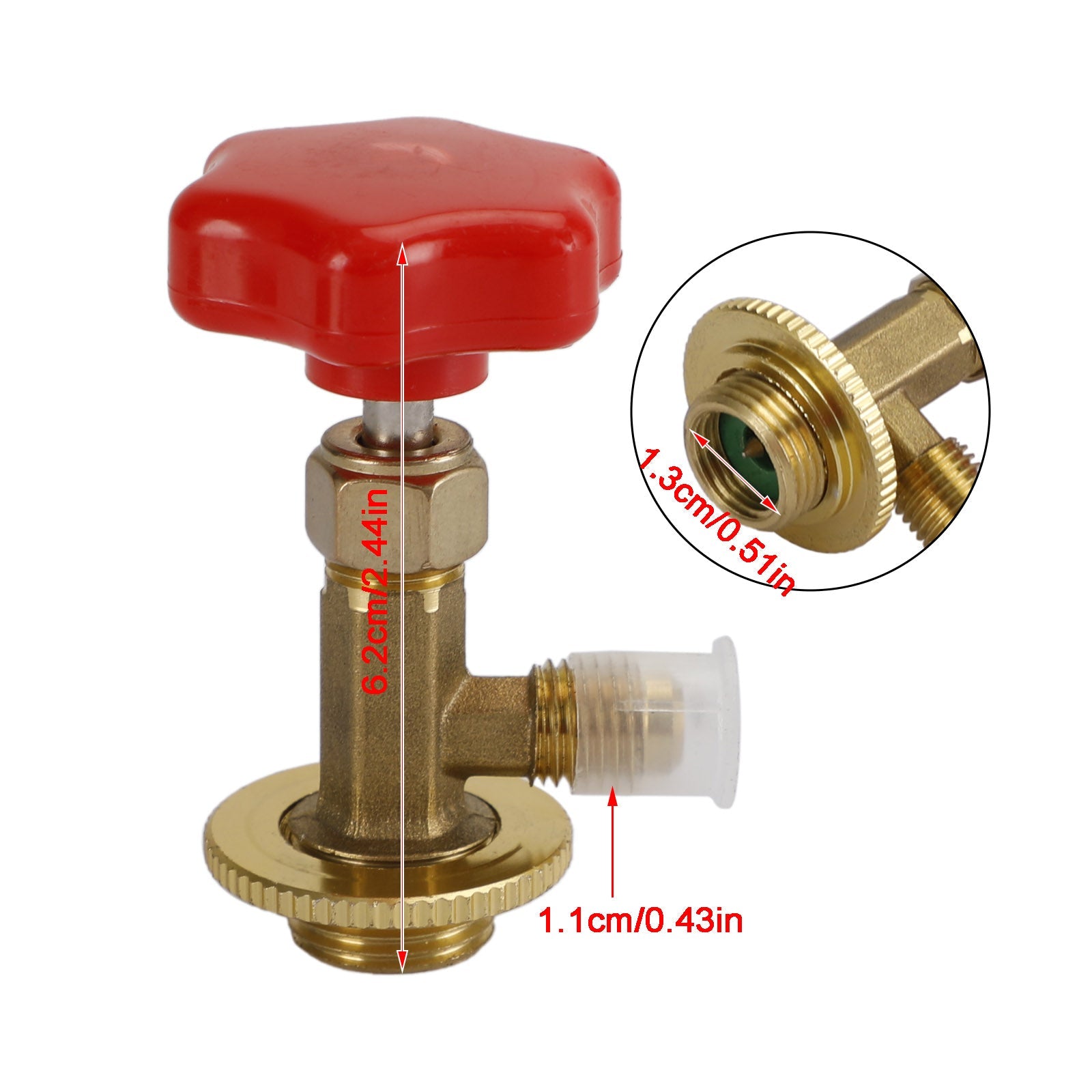 R134A Réfrigérant AC Can Bottle Tap 1/2 1/4 SAE Alliage Adaptateur Opener Valve