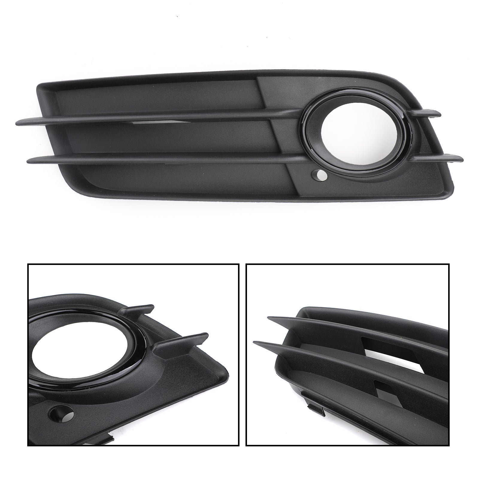 Pare-chocs S-Line de calandre antibrouillard noir mat côté gauche pour AUDI A4 B8 2008-2012 générique