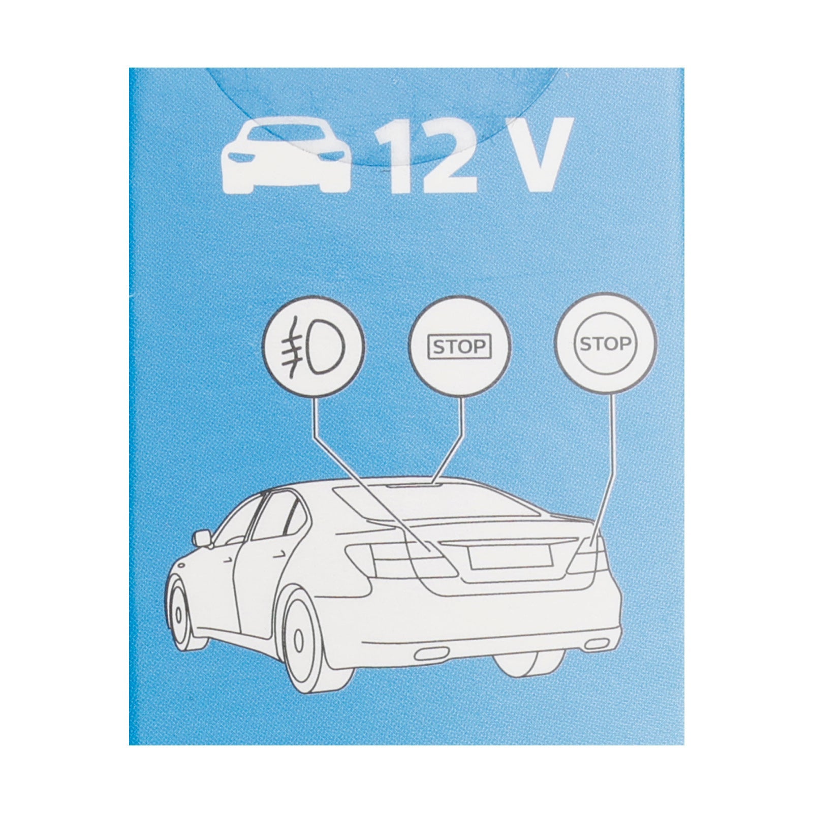 Voor Philips 11498RU60X2 Ultinon Pro6000 LED-ROOD P21W Intens rood 75lm