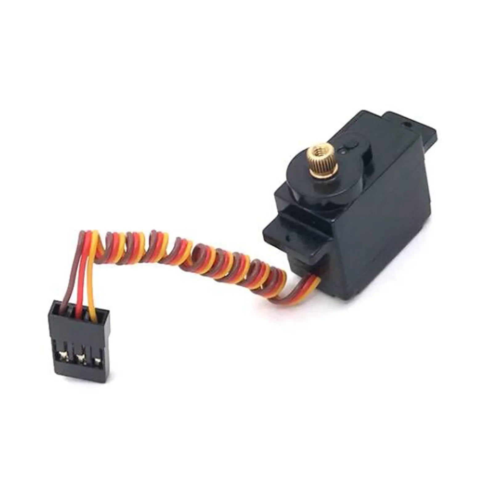 Servosterzo in metallo nero per Wltoys 1/28 K969 K979 K989 K999 P929 RC Car