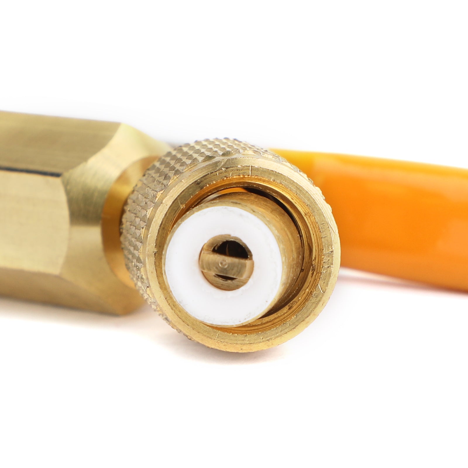 Areyourshop Valvole di intercettazione con codice colore 3 pezzi Tubi di ricarica per refrigerazione AC HVAC per R410A R134A