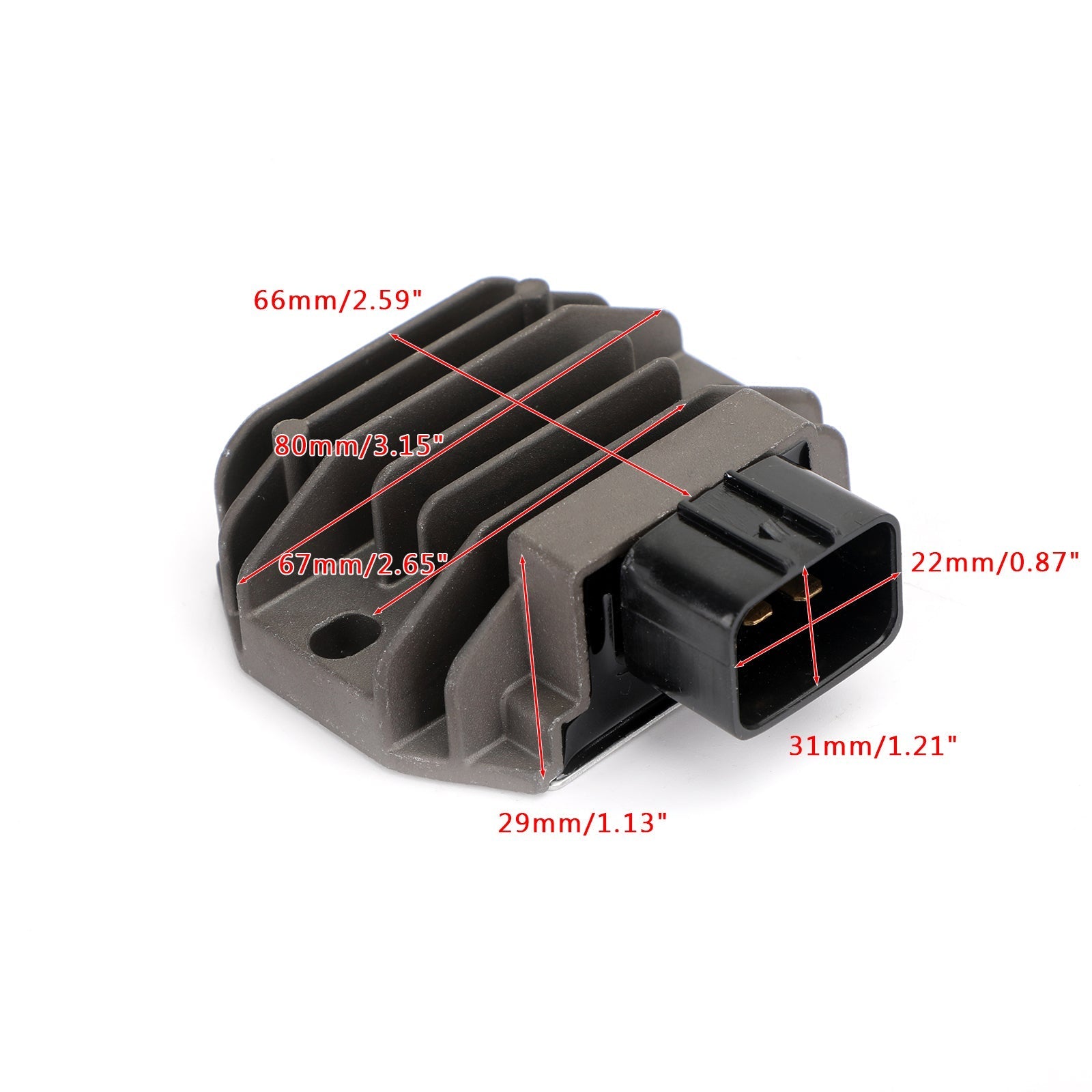 Regulator Gelijkrichter Fit voor Yamaha YZF R1 YZF-R1 YZF-R1S YZF-R1M MTN1000 15-19 Generieke