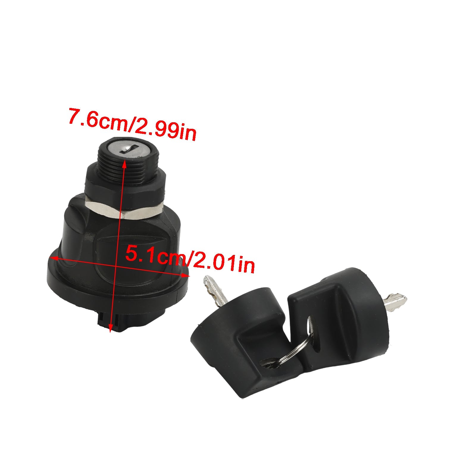 95060-01 dla Cole Hersee 4-pozycyjny uszczelniony wyłącznik zapłonu z 2 kluczami