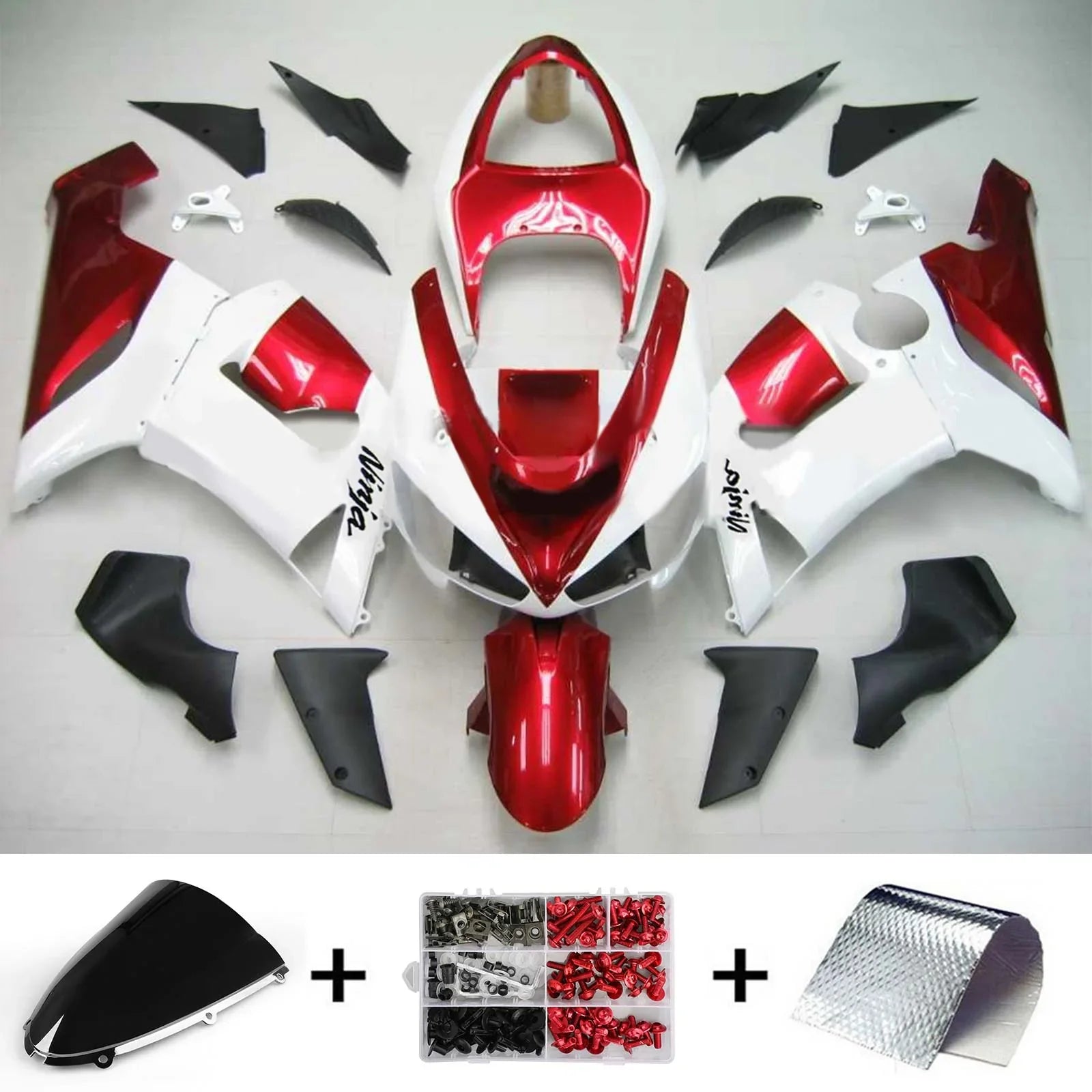 Amotopart kuipset voor Kawasaki ZX6R 636 2005-2006 Generiek