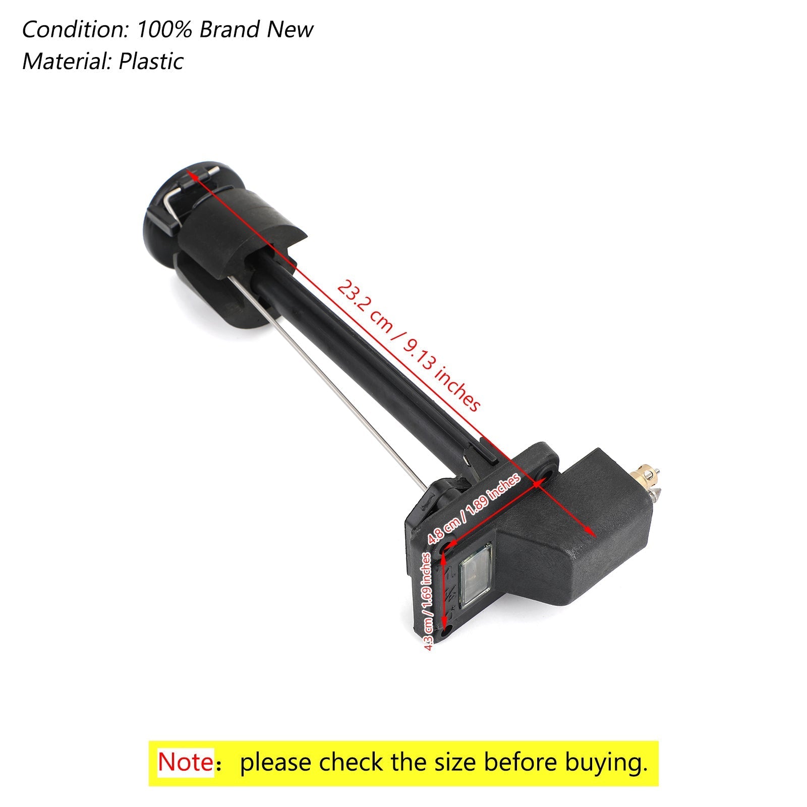 Polttoainesäiliön mittarin hallinta Yamaha 12L 24L perämoottorille