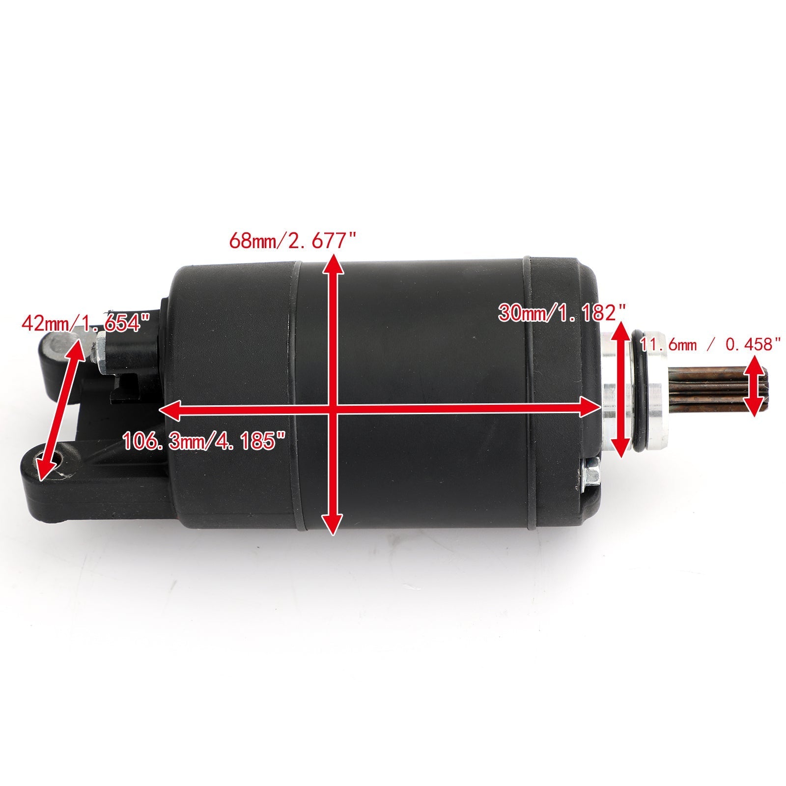 Nieuwe 9 Spline startmotor voor Honda VT1300 C Stateline Sabre Interstate Fury 10-17 Generiek