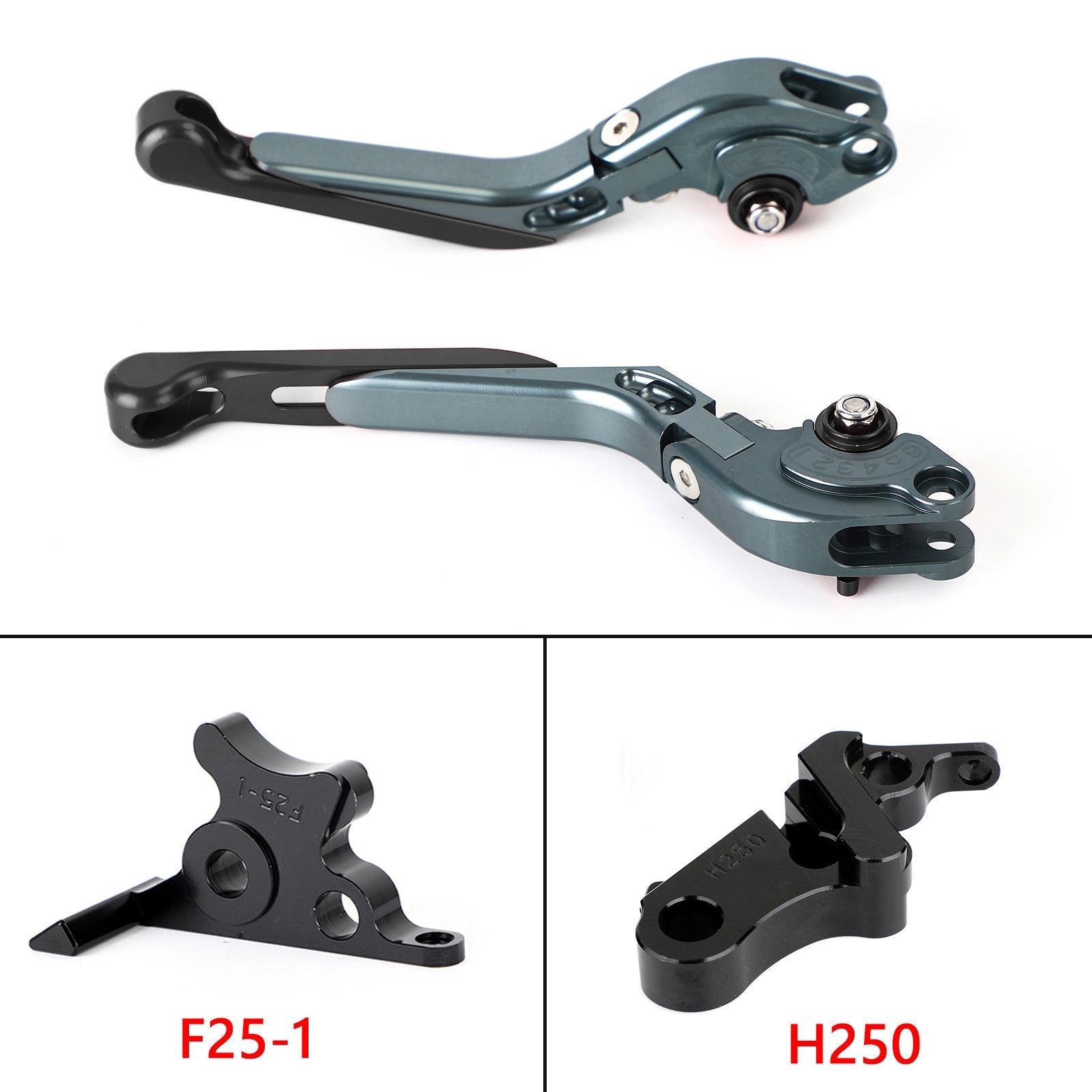 Leva estendibile freno e frizione regolabile per Honda CBR500R CB500F/x 19-21 generico