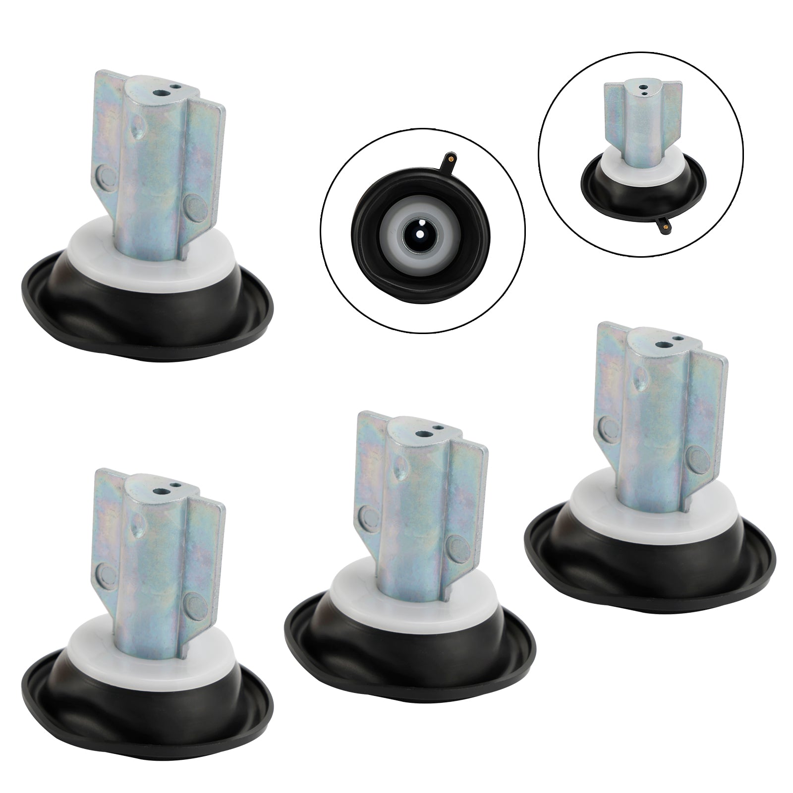 4X membrana tłokowa gaźnika pasująca do Kawasaki PRAIRIE 700 KVF650 KVF700