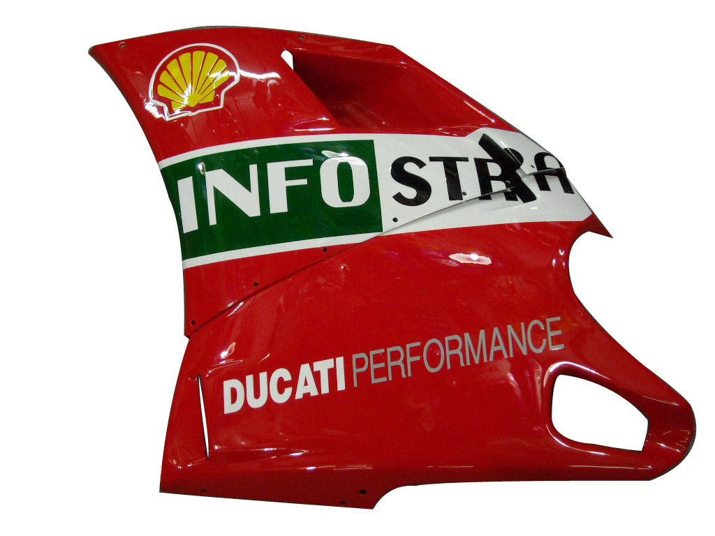 Carenados Amotopart para Ducati 996 Rojo Blanco Infostrada Genérico 1996-2002