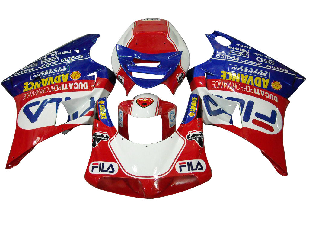 Carene Amotopart per Ducati 996 Rosso Bianco Blu Fila Generic 1996-2002