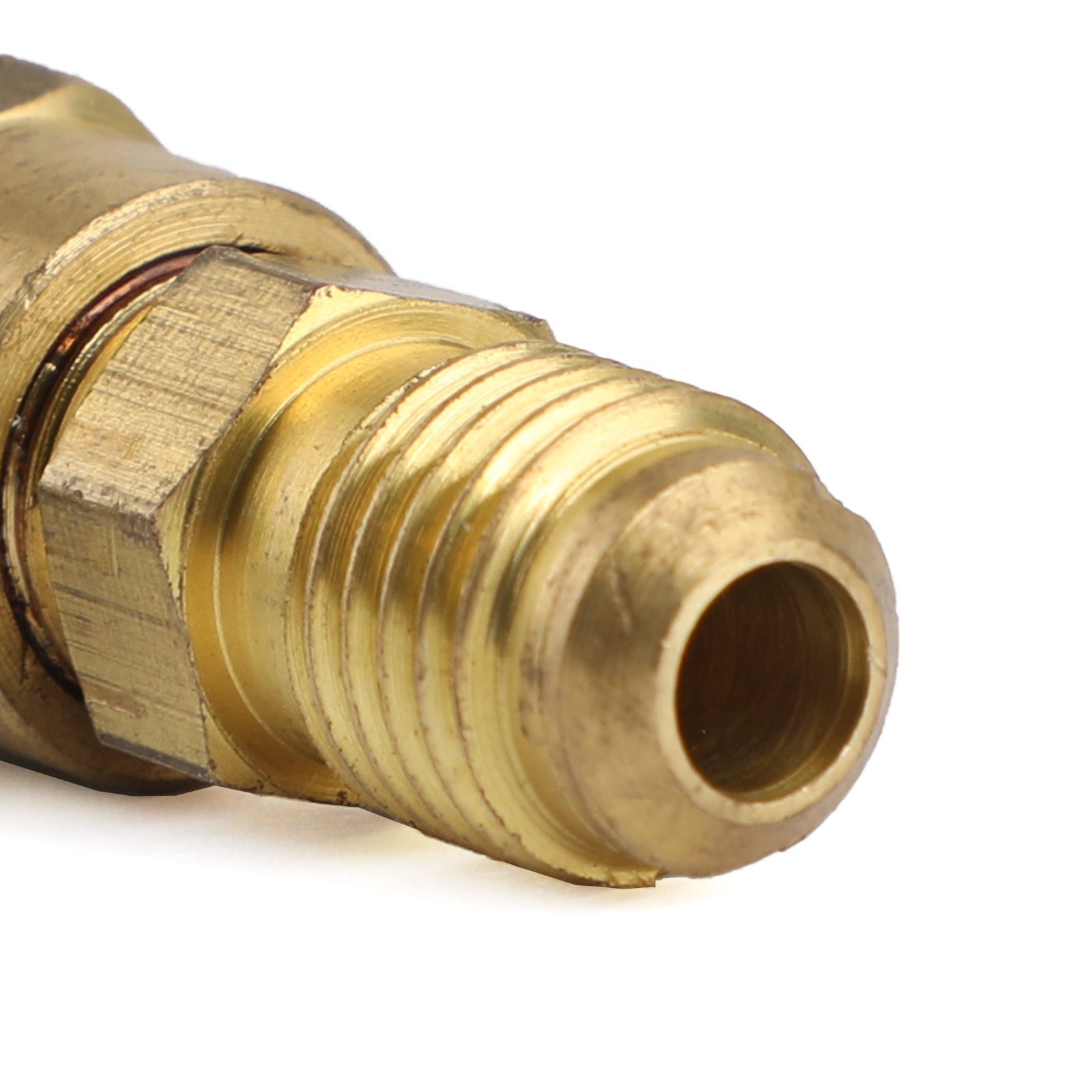 Areyourshop 3pc HVAC A/C adaptateur de vanne à bille d'arrêt droit pour R134a R22 R12 R410a 1/4"