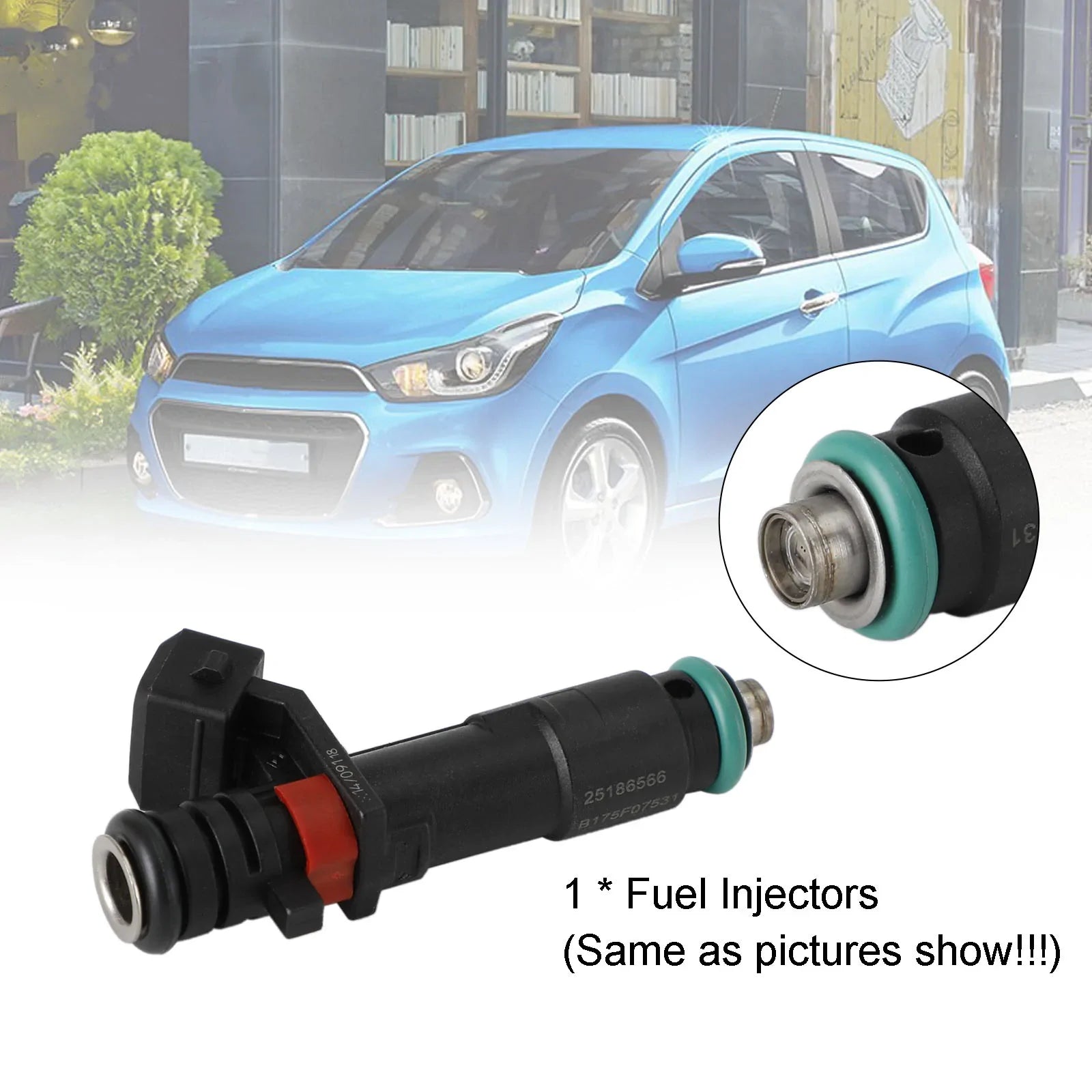 Chevrolet Spark 2011-2015 1.2L L4 INJ675 1 szt. Wtryskiwacze paliwa 96800843