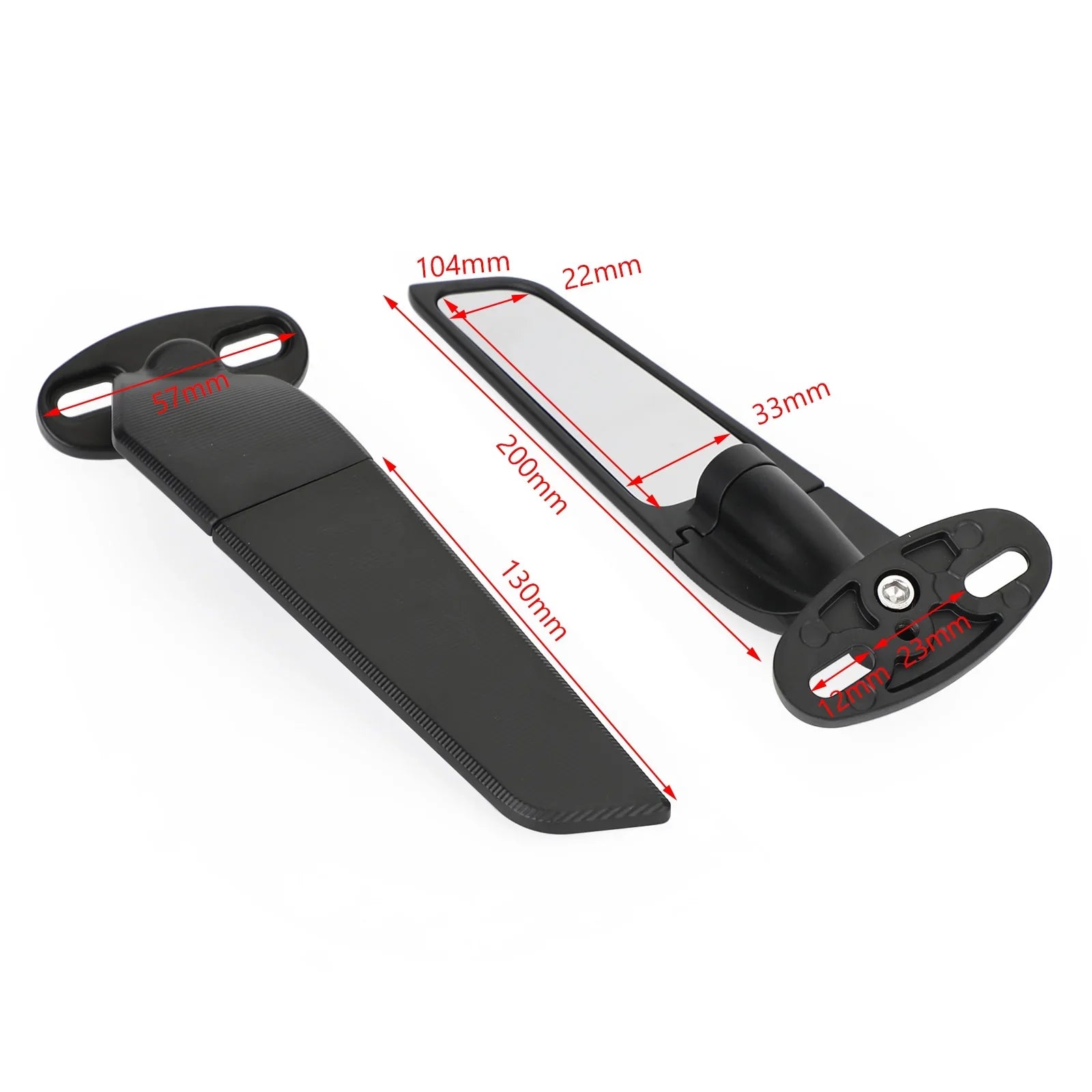 Rétroviseurs réglables pour Honda CBR600RR 2003-2017 CBR1000RR 2004-2007